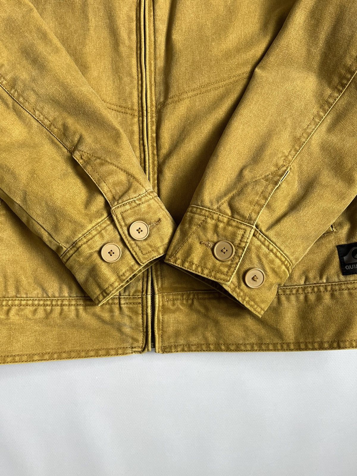 Quiksilver Quiksilver Men Mustard Sherpa Zip Jacket Size US M / EU 48-50 / 2 - 10 Thumbnail