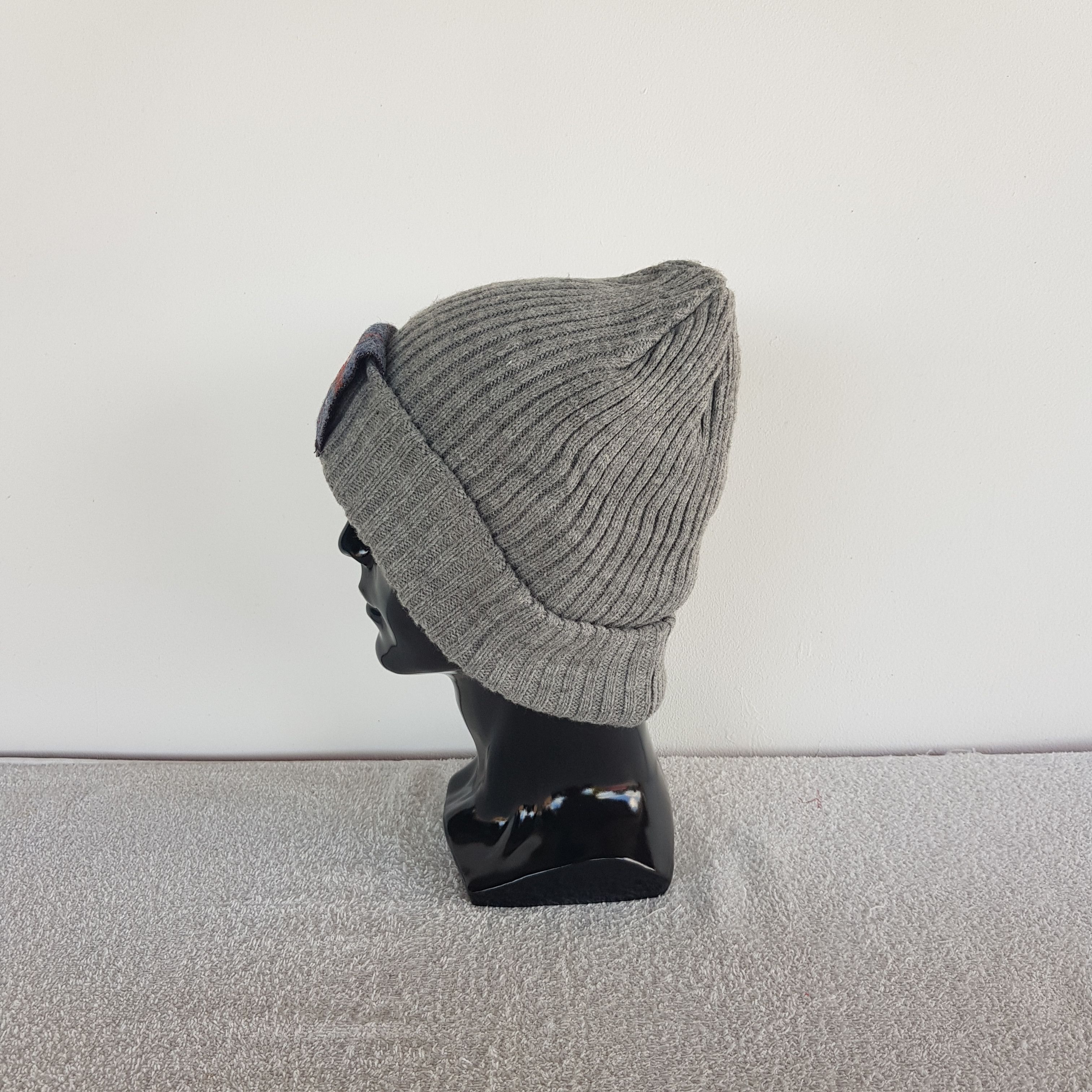 Harris Tweed Vintage Harris Tweed Beanie Snow Caps Ribbed Knit Hats. Size ONE SIZE - 4 Thumbnail