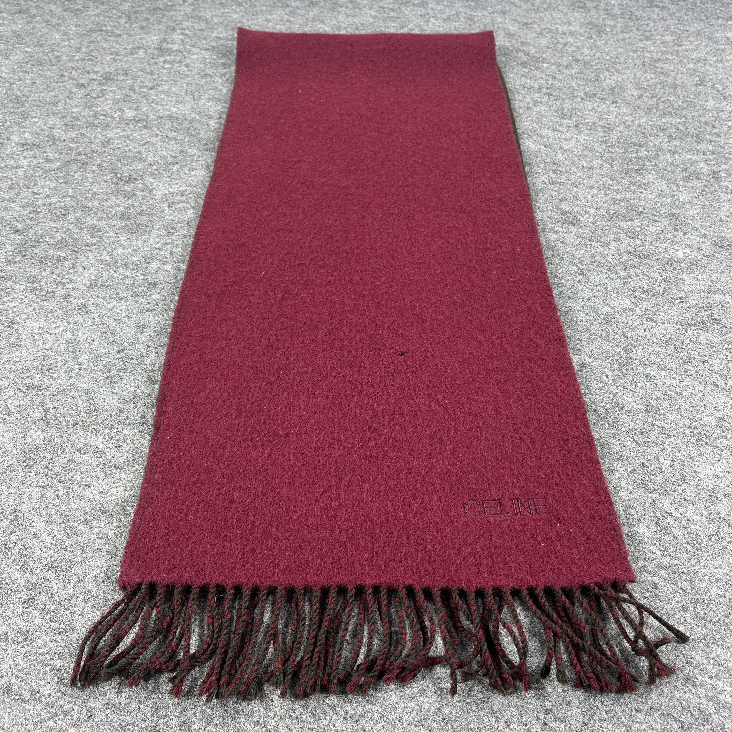 Vintage Winter Session CeLinE Scarf / Muffler / Neckwear T1056 Size ONE SIZE - 2 Thumbnail