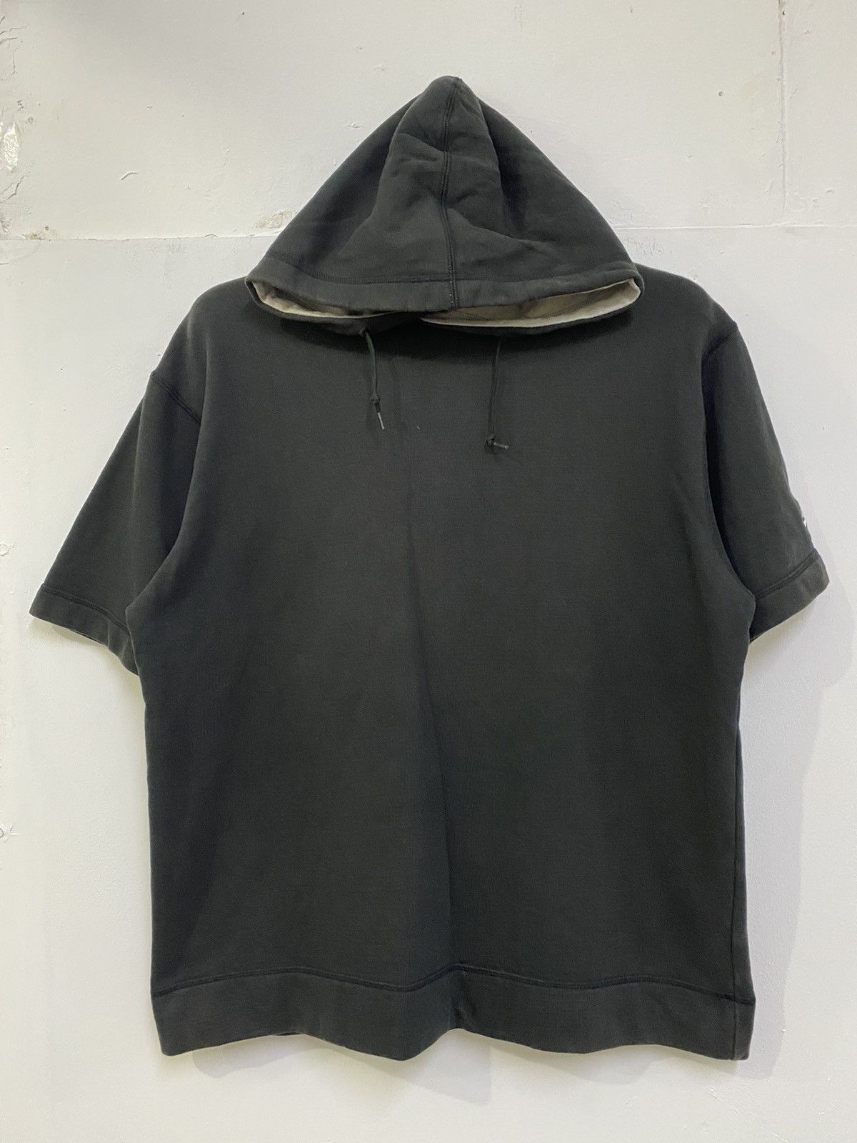 Nike × Vintage 💥 VINTAGE NIKE EMBROIDED HOODIE SHORT SLEEVE Size US L / EU 52-54 / 3 - 1 Thumbnail
