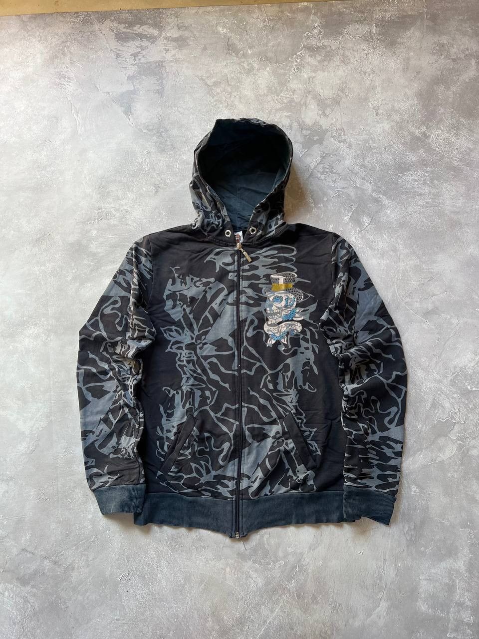 Vintage Ed Hardy Zip Hoodie