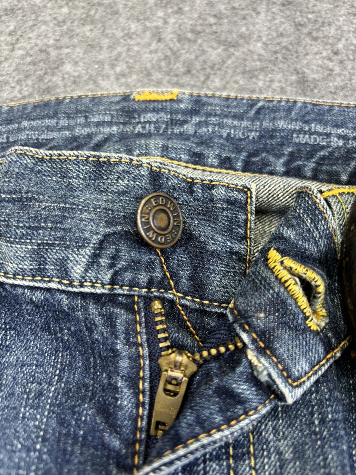 Edwin Flare💥90s Style Edwin Flare Distressed Denim F867 Size 32" / US 10 / IT 46 - 10 Thumbnail