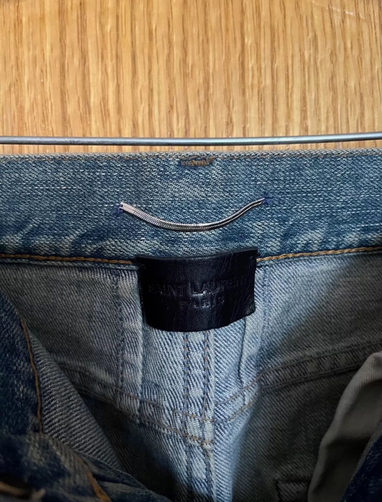 Saint Laurent Paris 2014 Saint Laurent Crash Denim Size US 33 - 3 Thumbnail