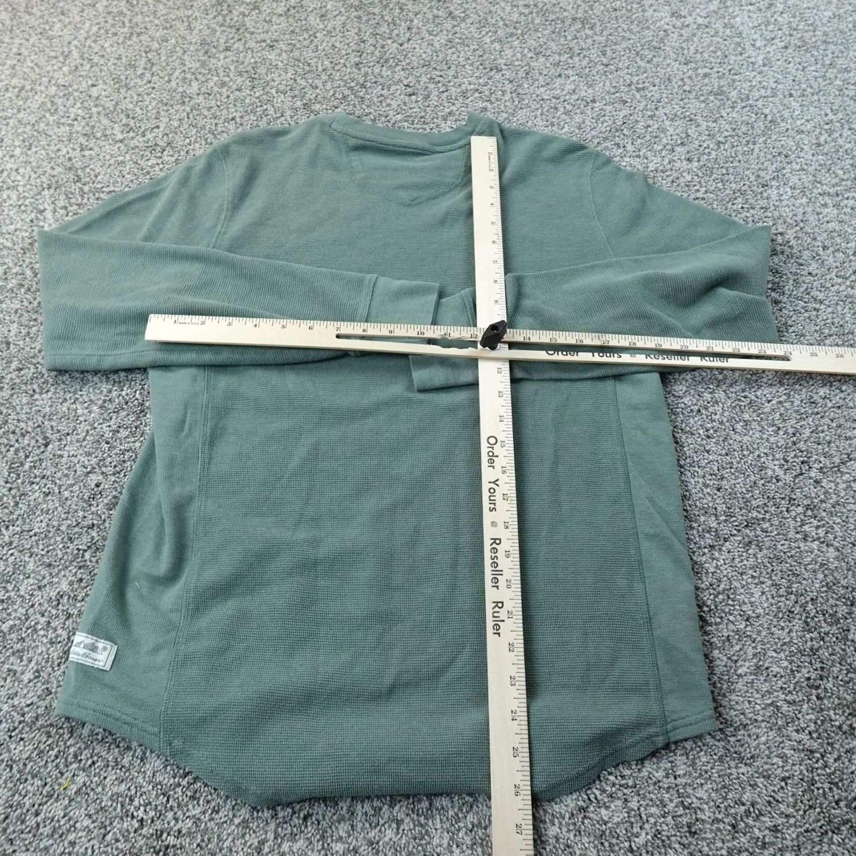 Eddie Bauer Eddie Bauer Shirt Mens M Green Waffle Knit Thermal Crewneck Long Sleeve Outdoor Size US M / EU 48-50 / 2 - 6 Thumbnail