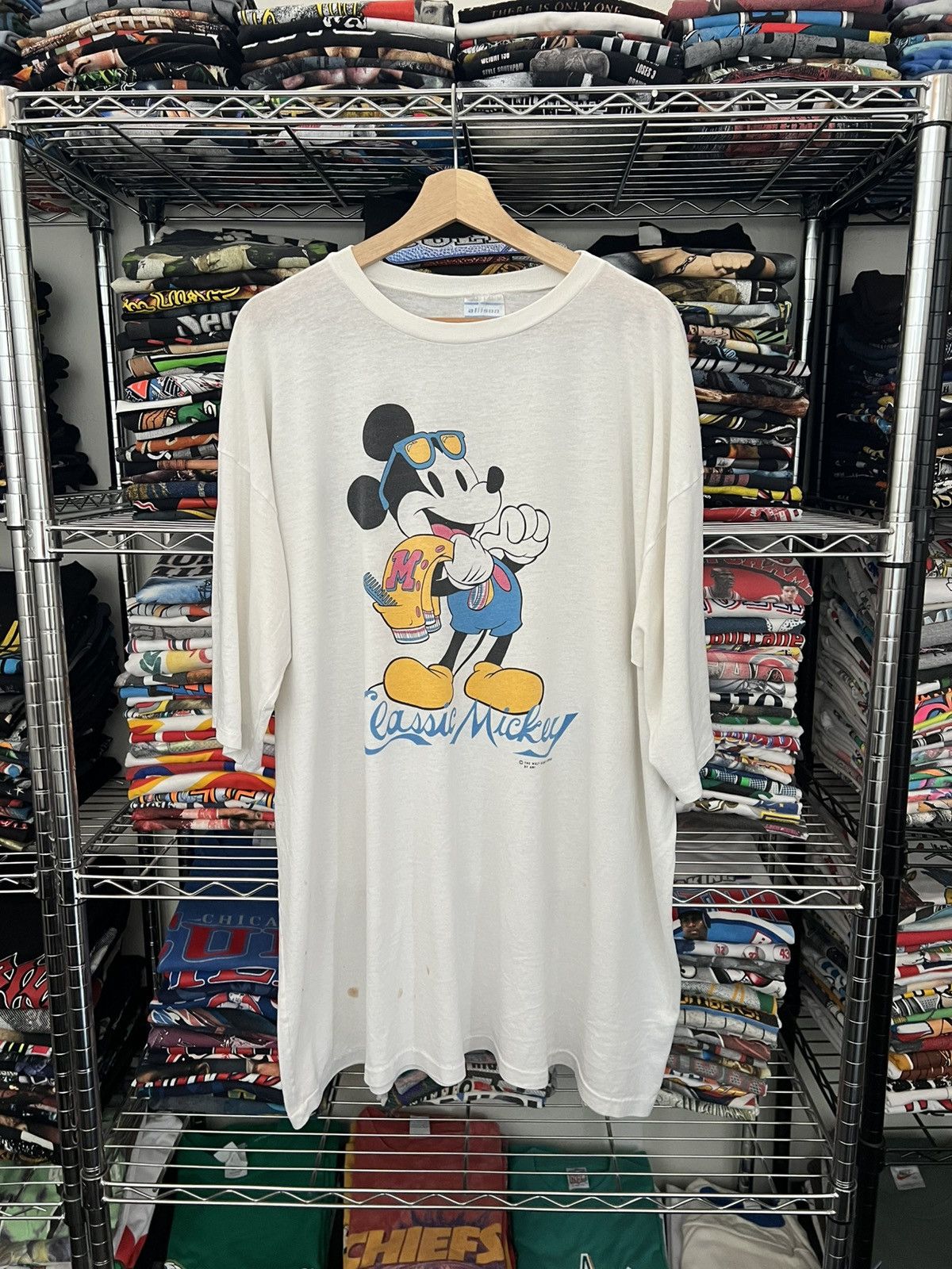 Disney 80s Classic Mickey Mouse Tee Size US XXL / EU 58 / 5 - 1 Thumbnail