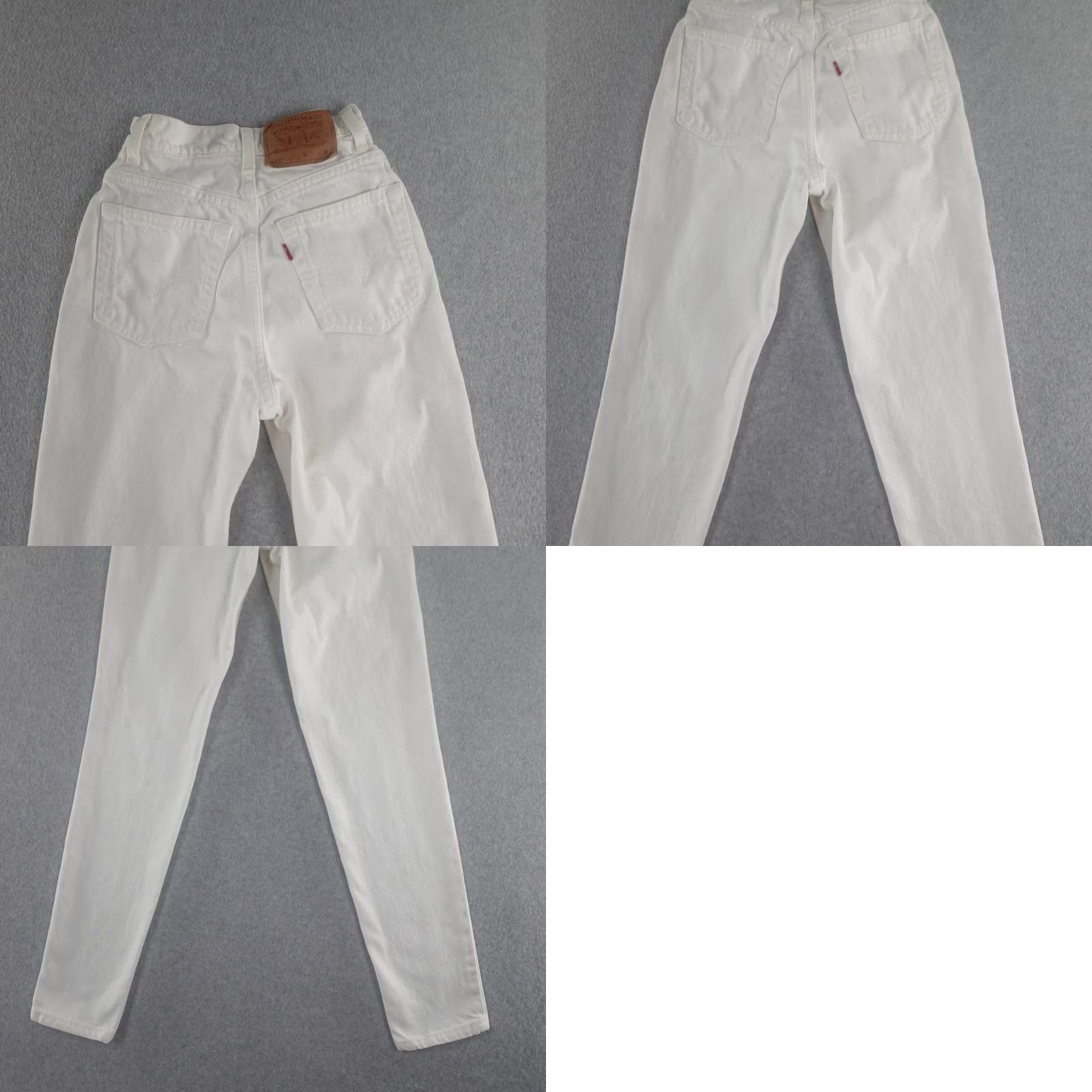 Levi's Levi’s Jeans Womens 3 (3X30) White Slim Tapered Leg 5-Pocket 100% Cotton Denim Vintage M Slim Fit Regular 512 Jeans Mens Womens Girls Size 26" / US 2 / IT 38 - 10 Thumbnail