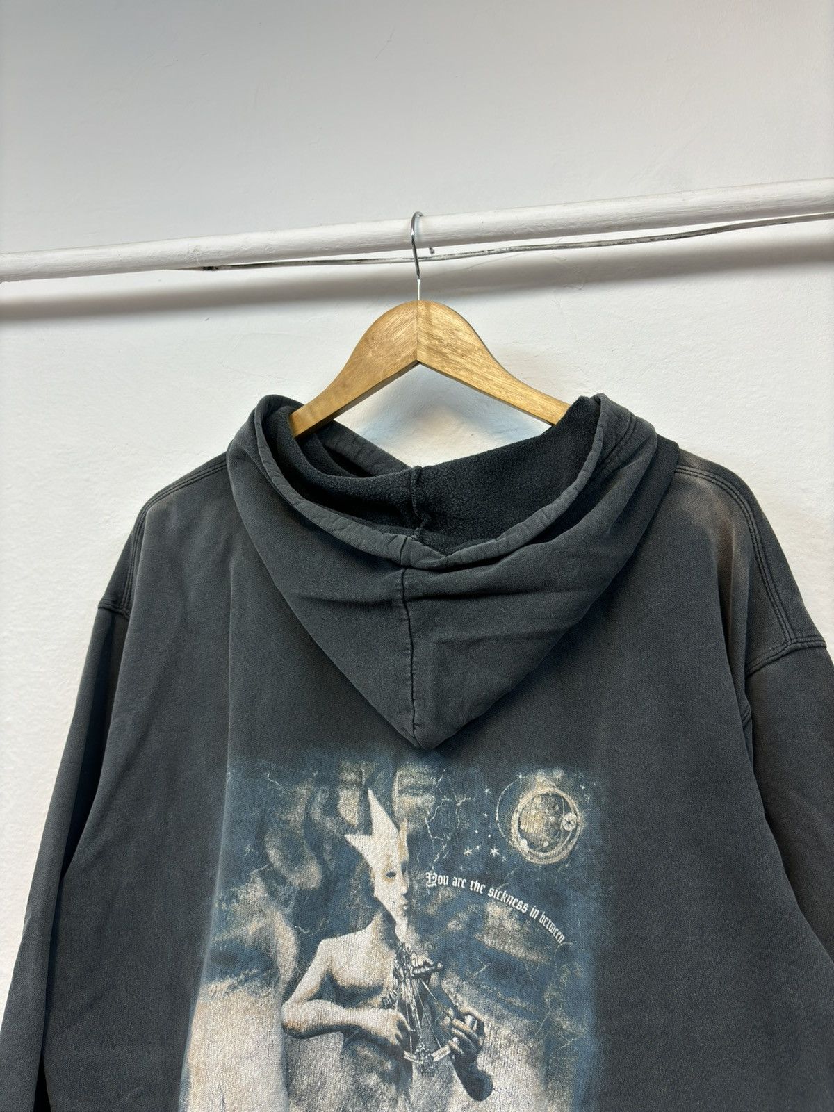 Band Tees × Vintage Vintage In Flames Hoodie Reroute To Remain Band Rock 90s Size US XL / EU 56 / 4 - 2 Thumbnail