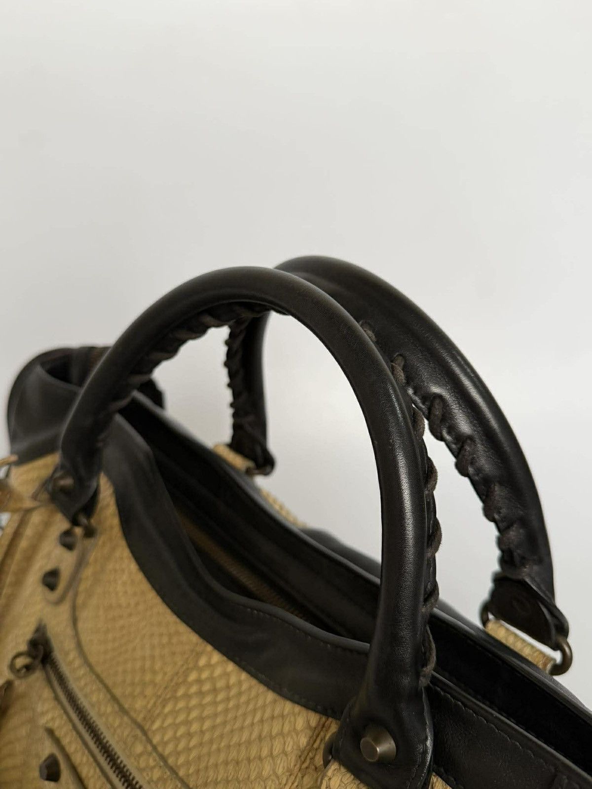 Balenciaga 2000’s Balenciaga Python Skin Classic City Medium Size ONE SIZE - 6 Thumbnail