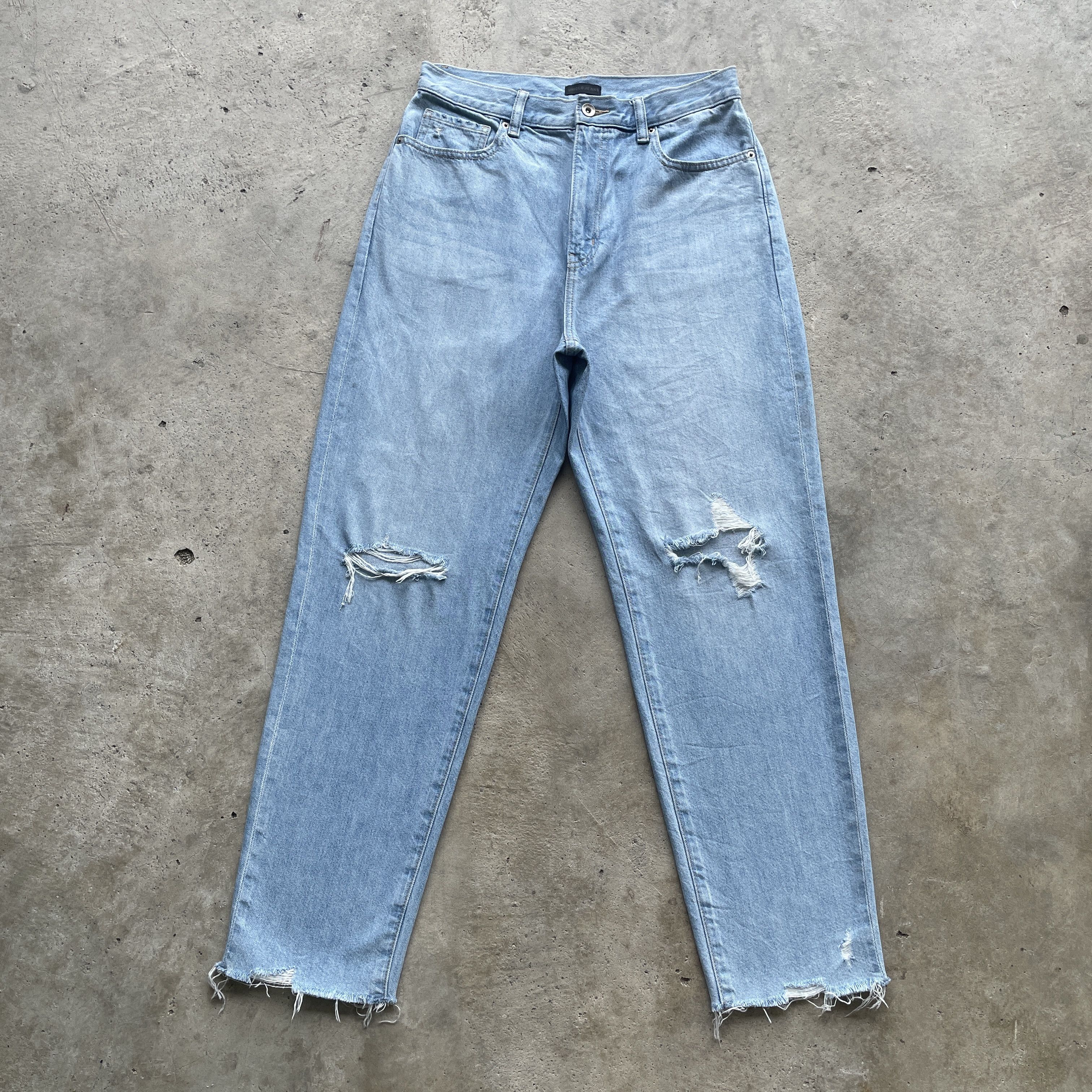Japanese Brand VINTAGE JAPANESE JEANS DISTRESSED FADED RIPPED DENIM PANTS Size US 30 / EU 46 - 2 Thumbnail
