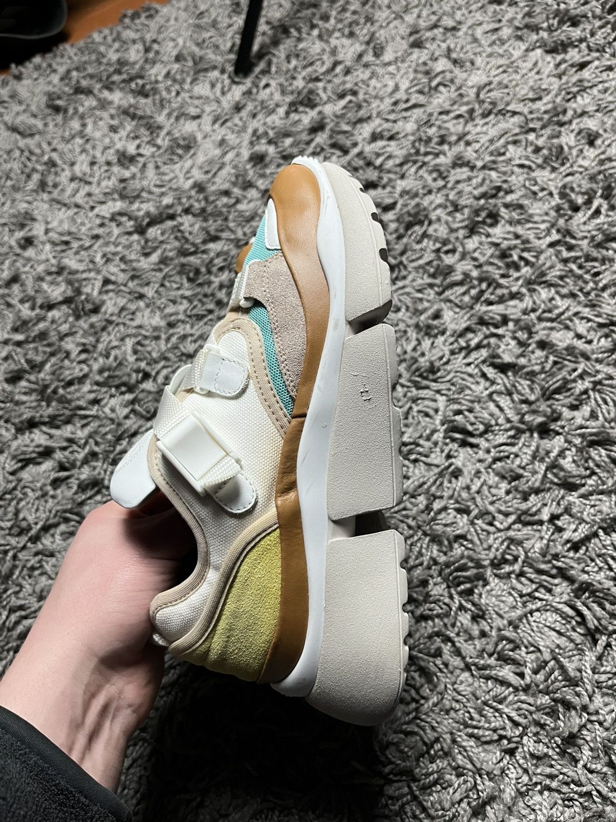 Chloe Chloe Sonnie Trainers Color-block Strap Sneakers Size US 5 / IT 35 - 4 Thumbnail