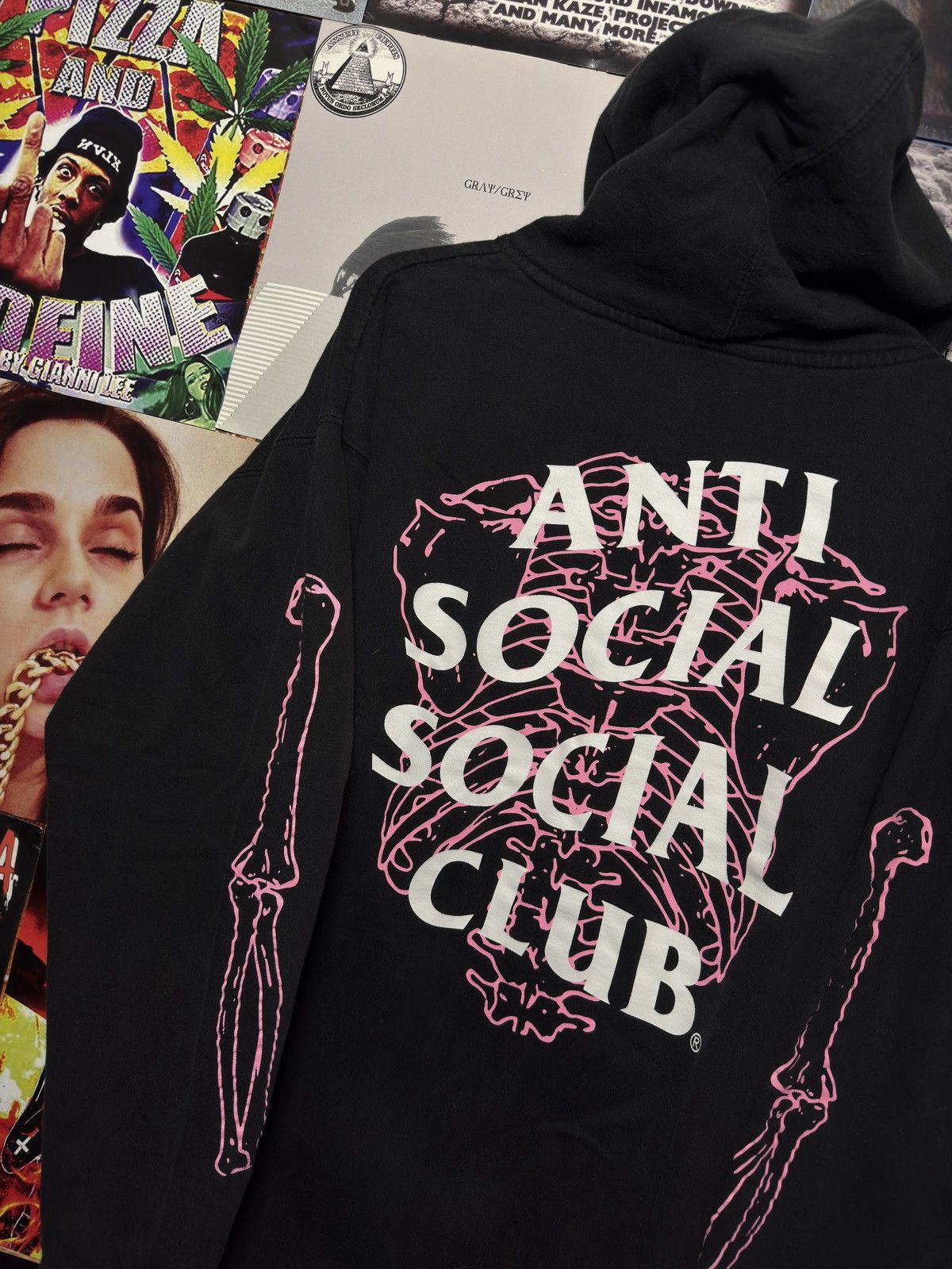 Anti Social Social Club Anti Social Social Club Skeleton Hoodie ASSC Size US XXL / EU 58 / 5 - 4 Thumbnail