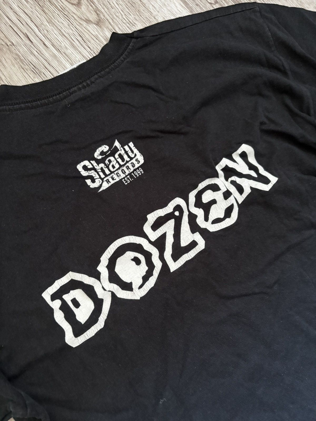 Fruit Of The Loom Rare Vintage 2000s Shady Records D12 Dirty Dozen shirt Size US M / EU 48-50 / 2 - 20 Thumbnail