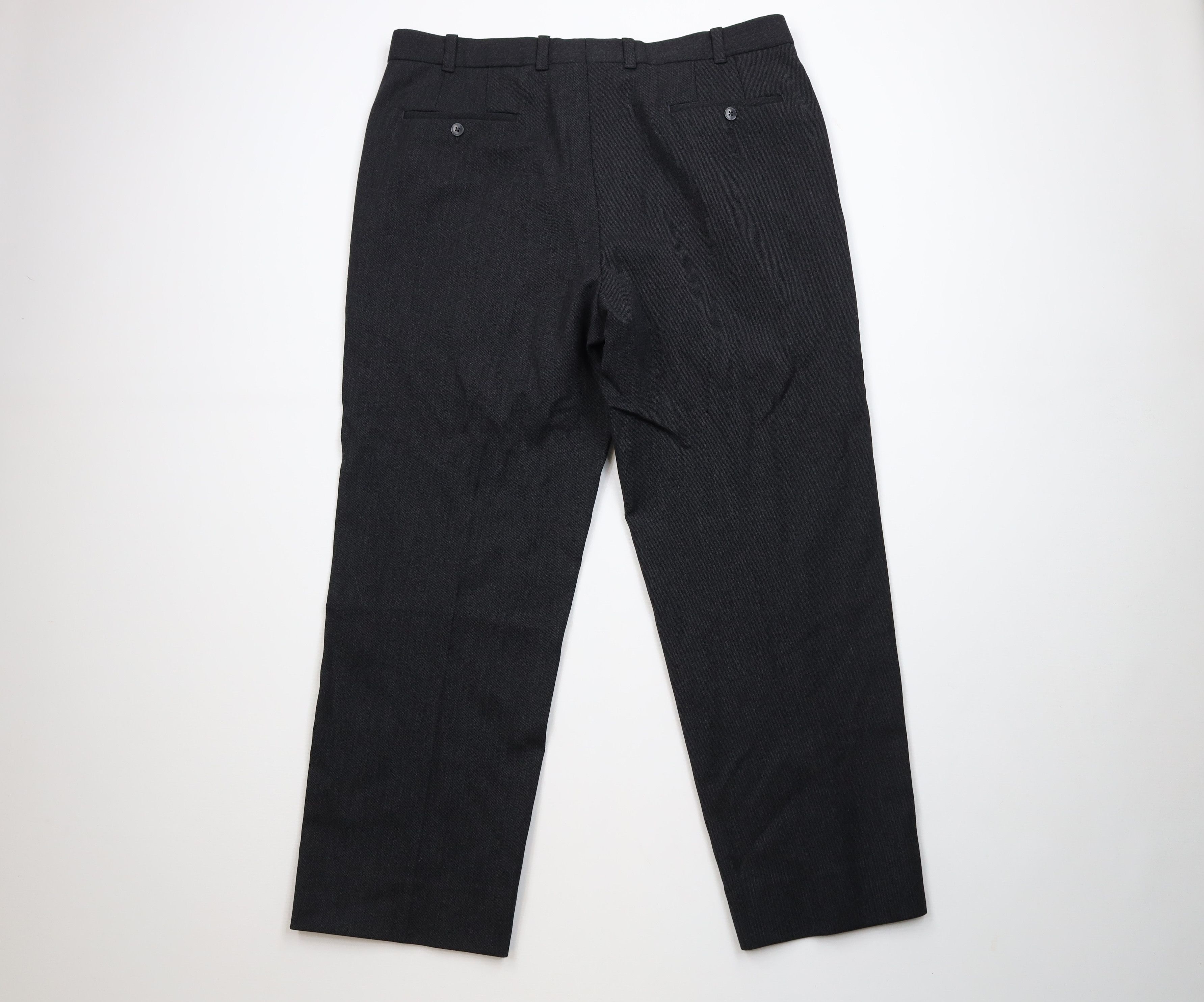 Vintage Vintage 90s Streetwear Whipcord Wide Leg Chino Pants Gray Size US 38 / EU 54 - 9 Thumbnail
