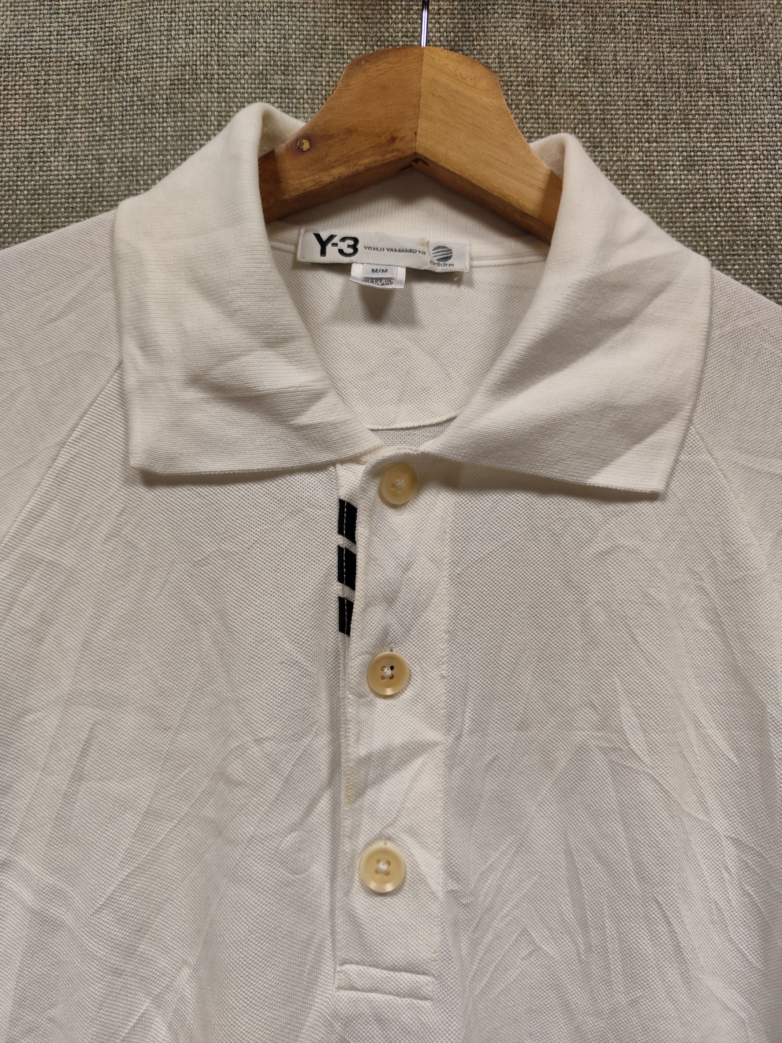 Adidas × Y-3 × Yohji Yamamoto Adidas Y-3 Yohji Yamamoto Polo Shirt Size US M / EU 48-50 / 2 - 4 Thumbnail