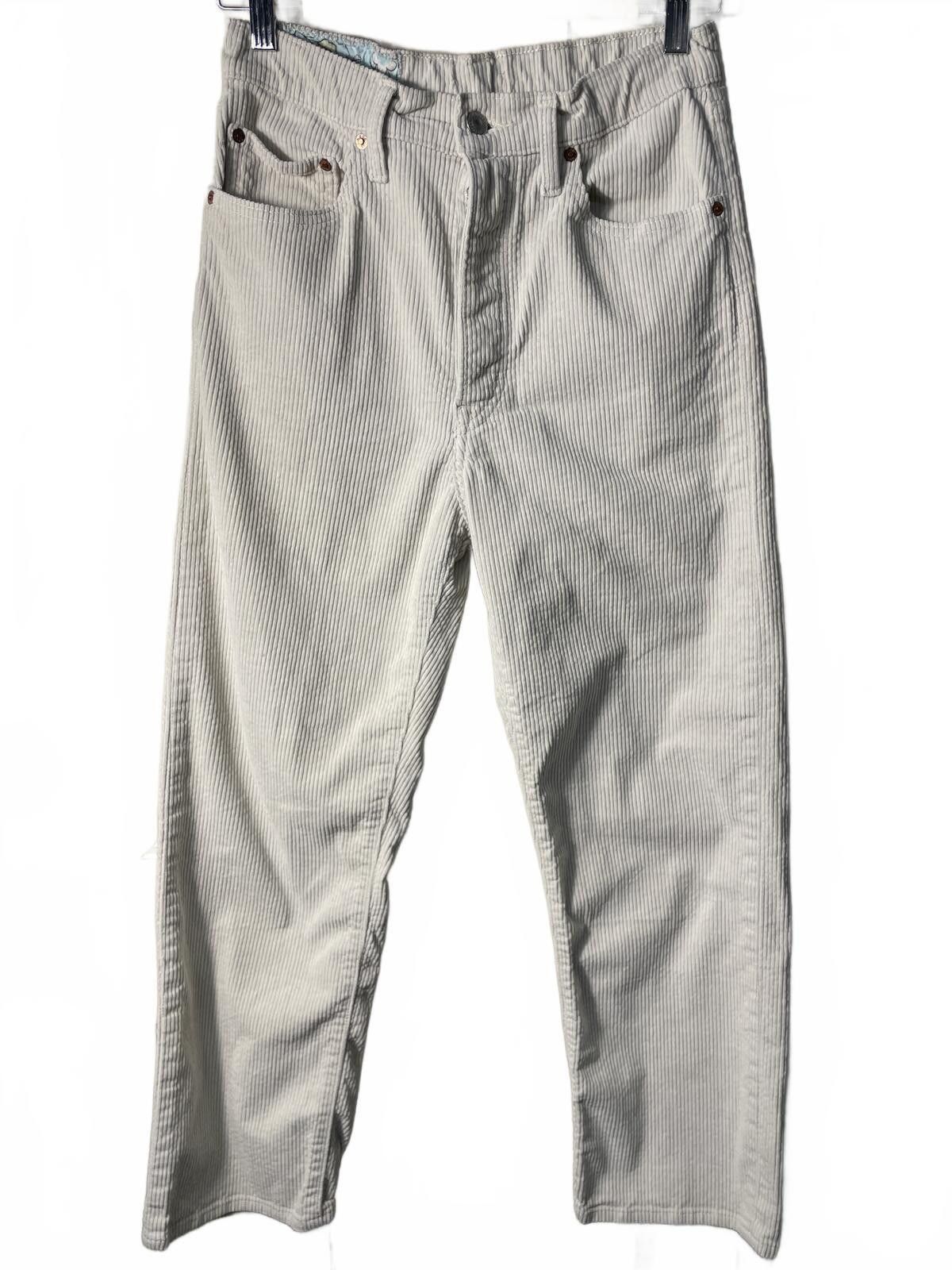 Other Levis Straus and Co Corduroy Pants Women's 27 White Button Size 30" / US 8 / IT 44 - 1 Thumbnail