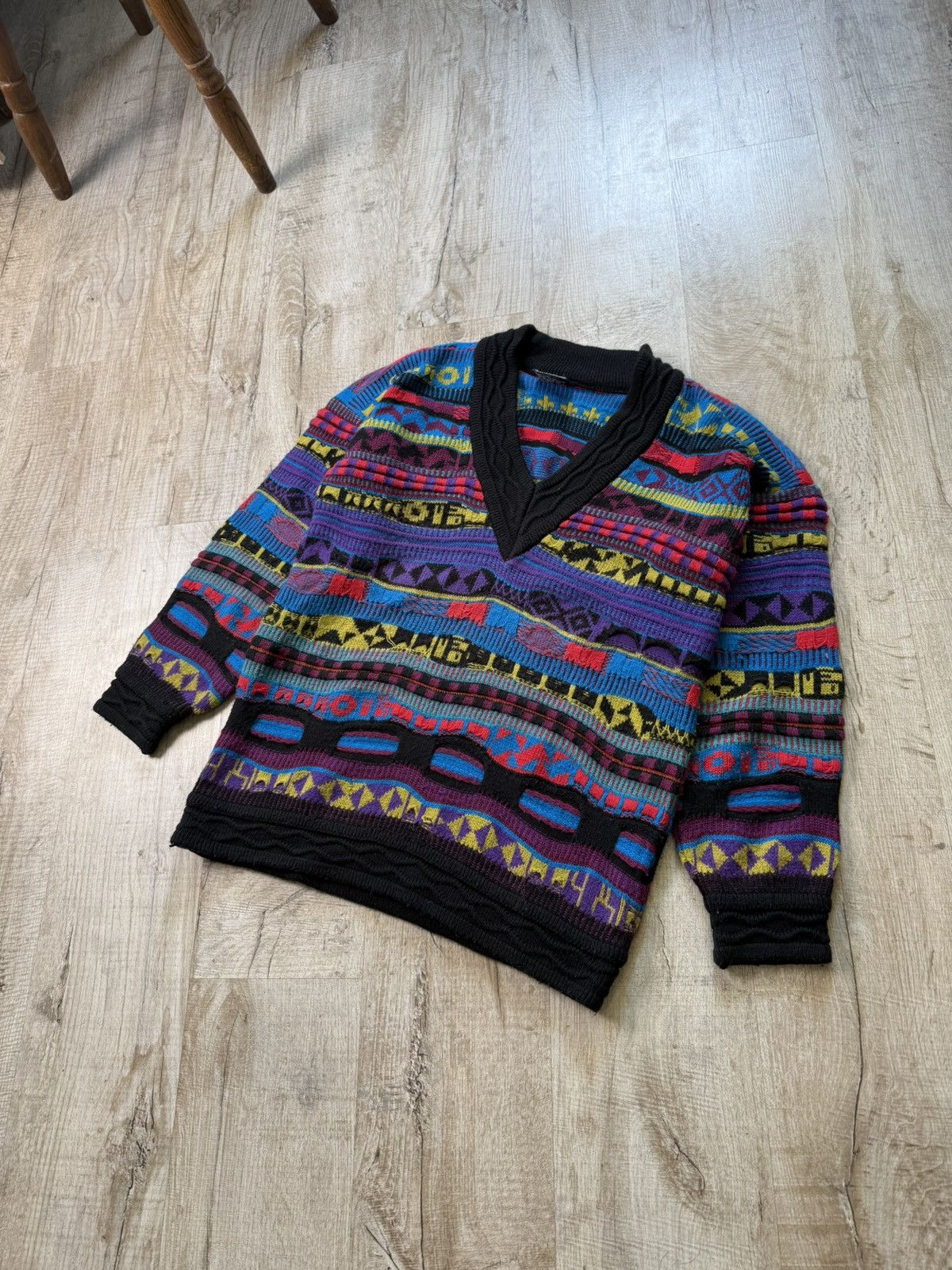 Coogi Coogi Vintage Coogi Sweater Size US L / EU 52-54 / 3 - 3 Thumbnail