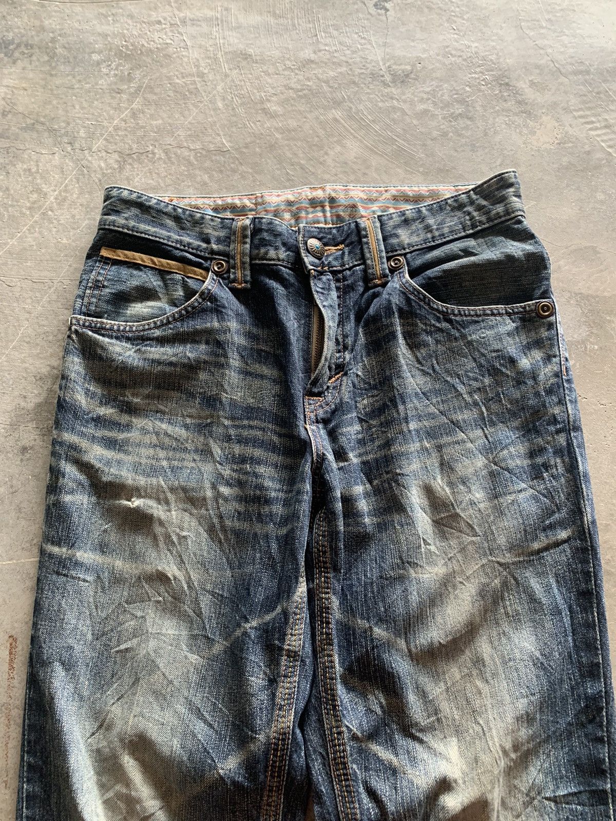 Edwin distressed flare vintage exclusive EDWIN jeans western style Size US 32 / EU 48 - 3 Thumbnail