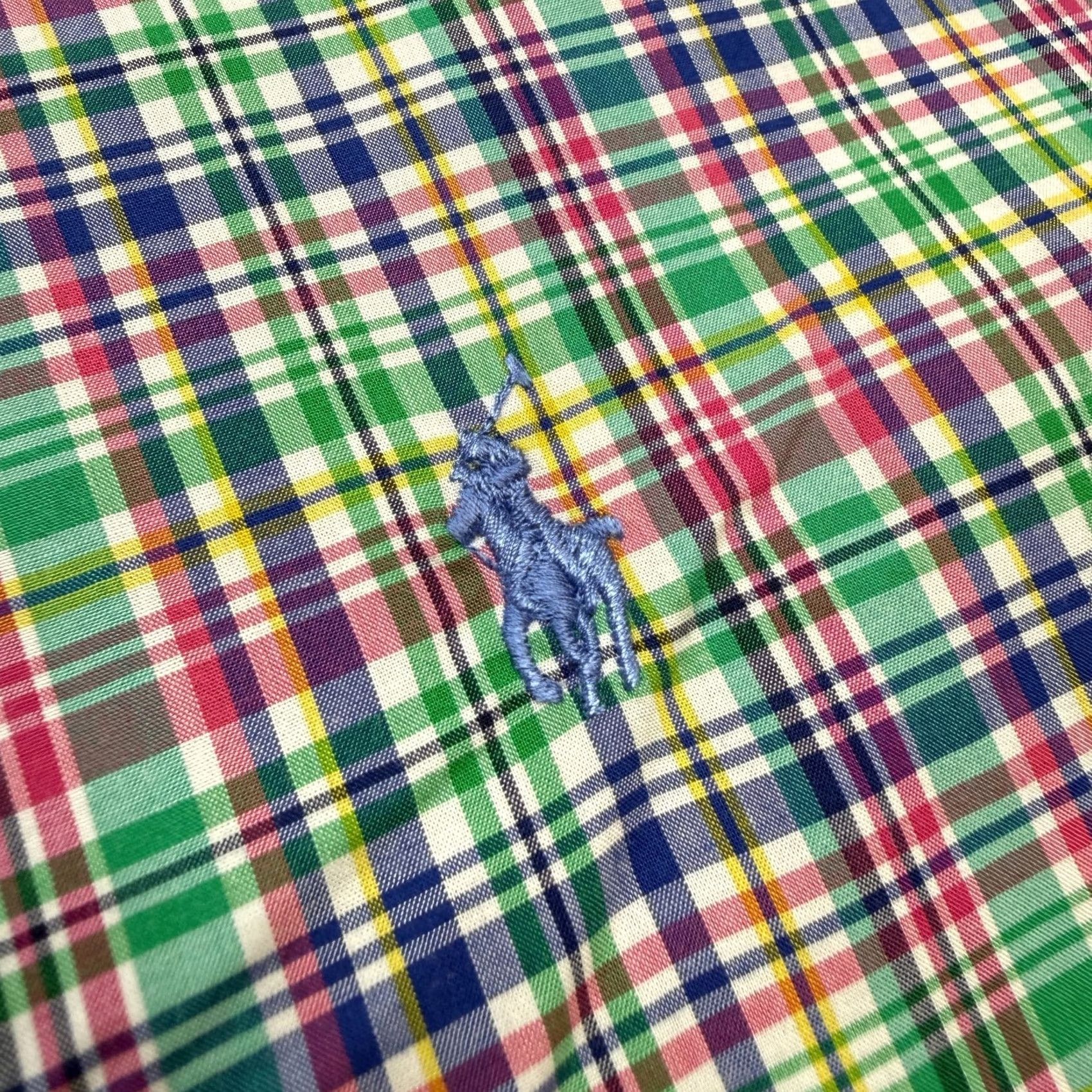 Polo Ralph Lauren Polo Ralph Lauren Shirt Mens L Colorful Bright Plaid Cotton Stretch Preppy Size US L / EU 52-54 / 3 - 4 Thumbnail