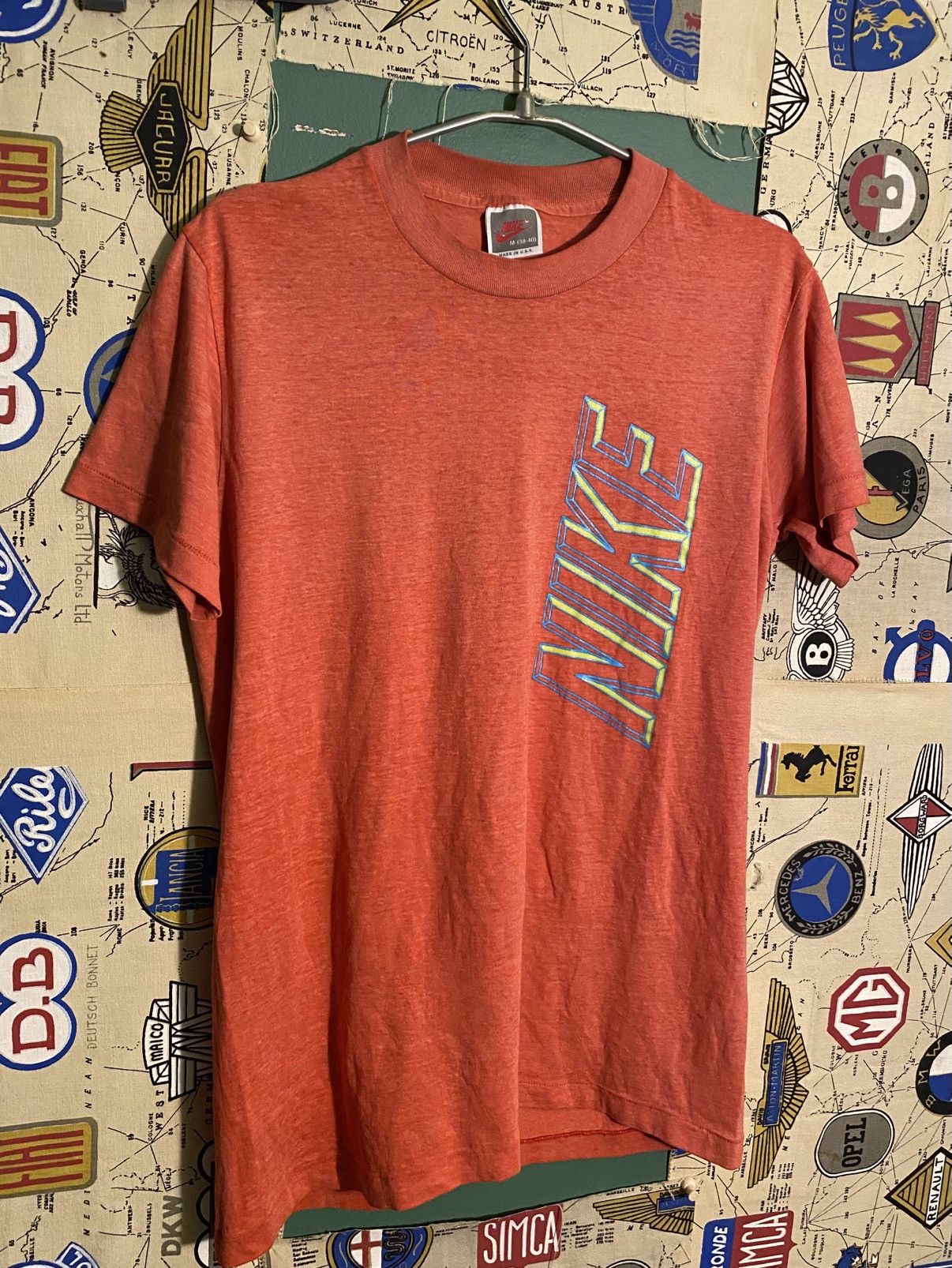 Nike Vintage Nike 80’s Block Spellout T Shirt Size US M / EU 48-50 / 2 - 1 Thumbnail