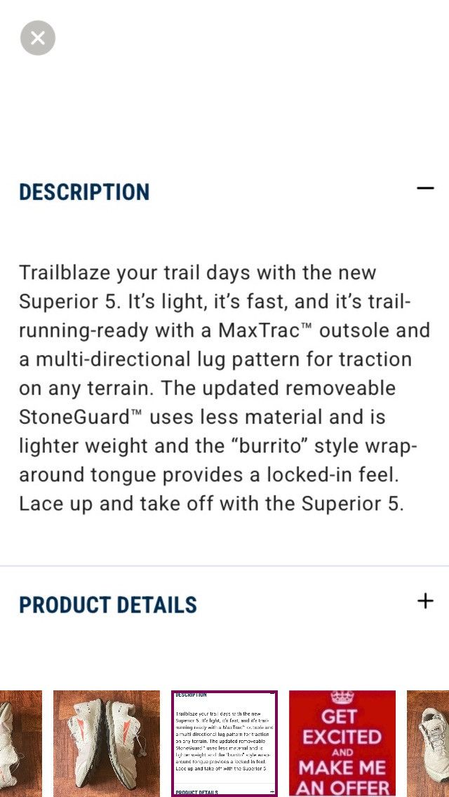 Altra ALTRA Men's SUPERIOR 5 lightweight trail shoe Size 11.5 Size US 11.5 / EU 44-45 - 7 Thumbnail