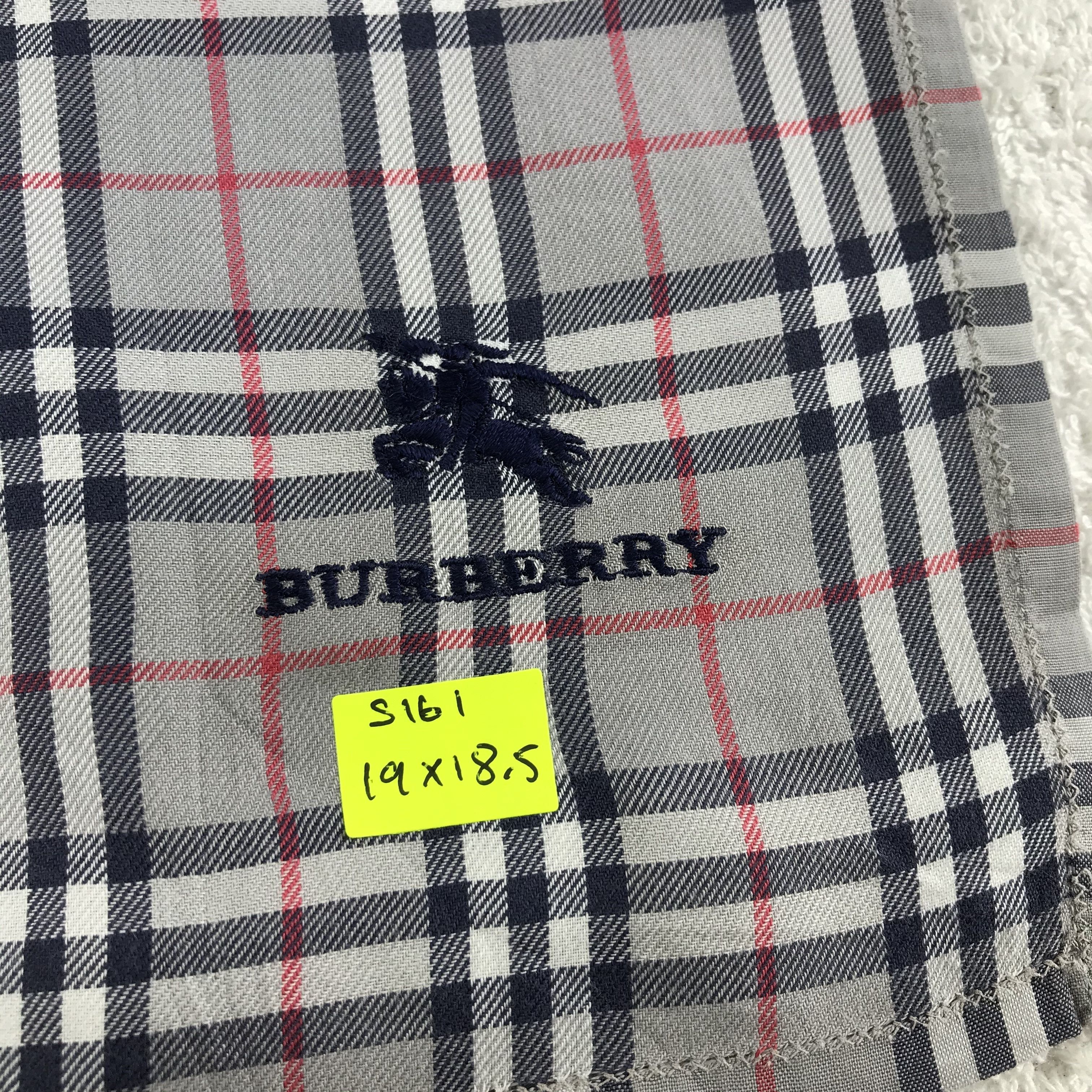 Burberry × Vintage Burberry Bandana / Handkerchief / Neckerchief - S161 Size ONE SIZE - 5 Thumbnail