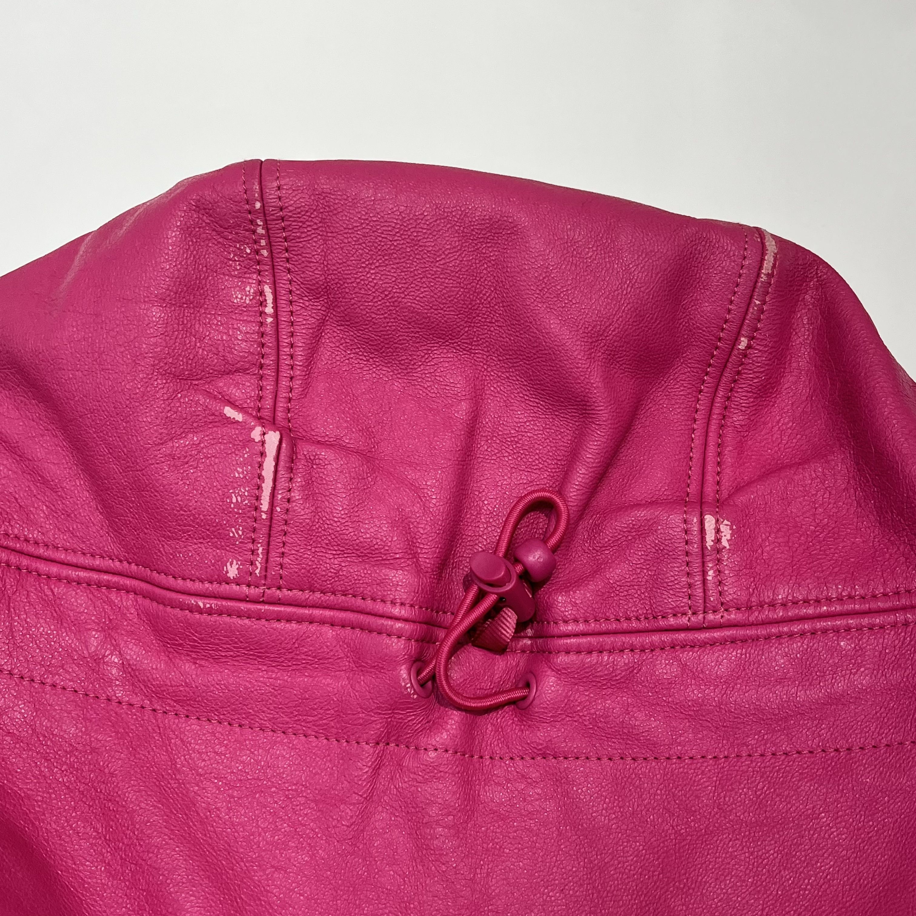Supreme Supreme GORE-TEX Leather Jacket Magenta Size US S / EU 44-46 / 1 - 8 Thumbnail