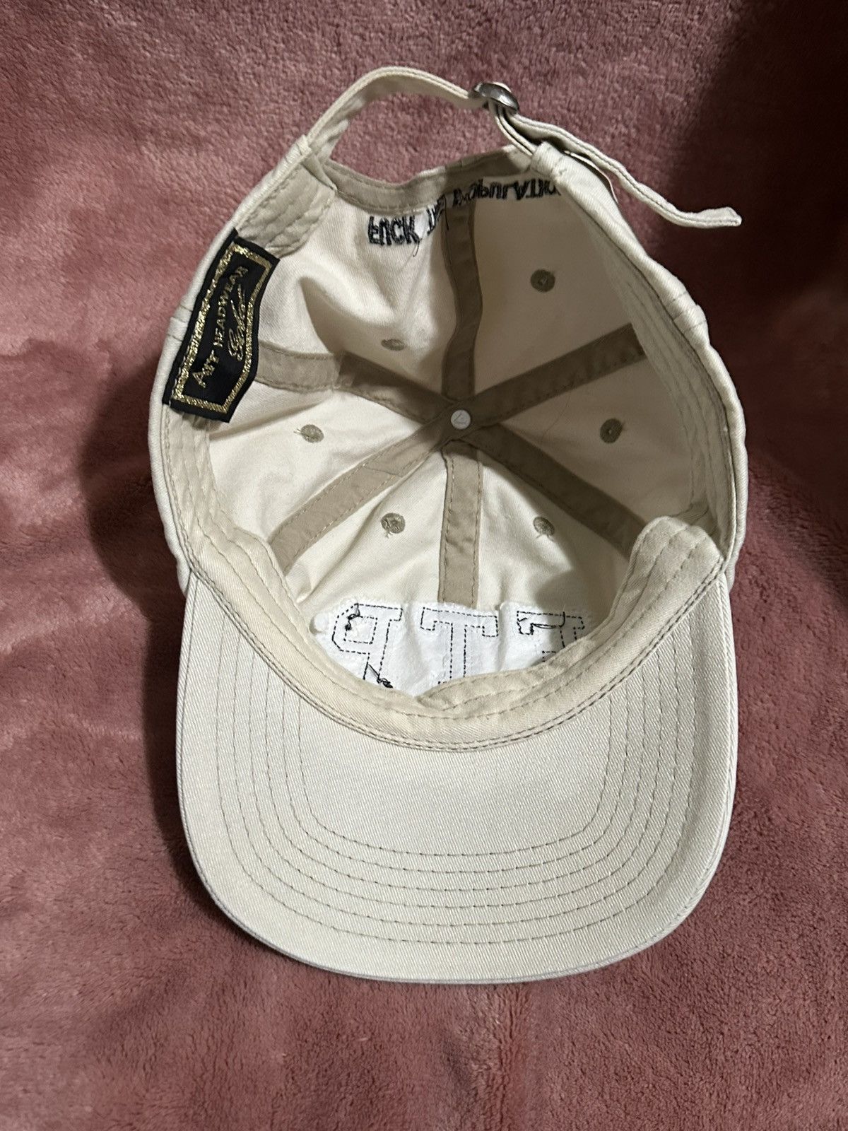 Fuck The Population FTP university logo dad hat Size ONE SIZE - 4 Thumbnail