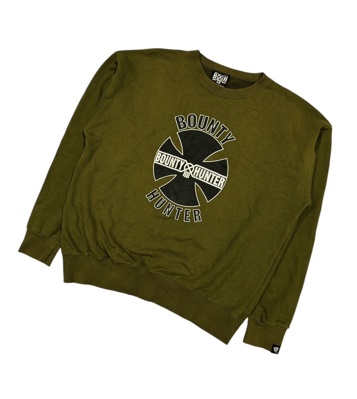 Bounty Hunter × Vintage Vtg🔥Bounty Hunter Og Logo Pullover Sweatshirt Size US L / EU 52-54 / 3 - 8 Thumbnail