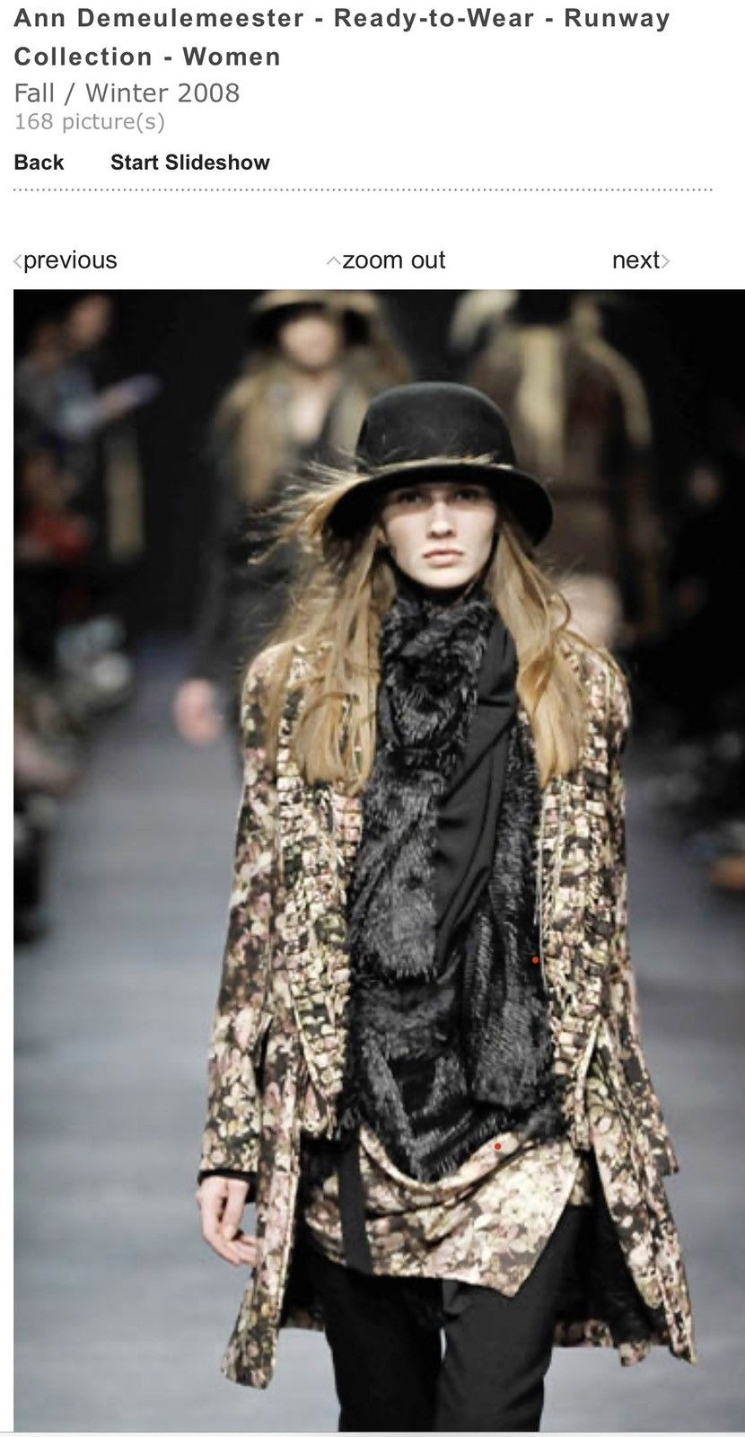 Ann Demeulemeester Fall 2008 Ann Demeulemeester Floral blazer w/ ruffle detail Size XS / US 0-2 / IT 36-38 - 12 Thumbnail