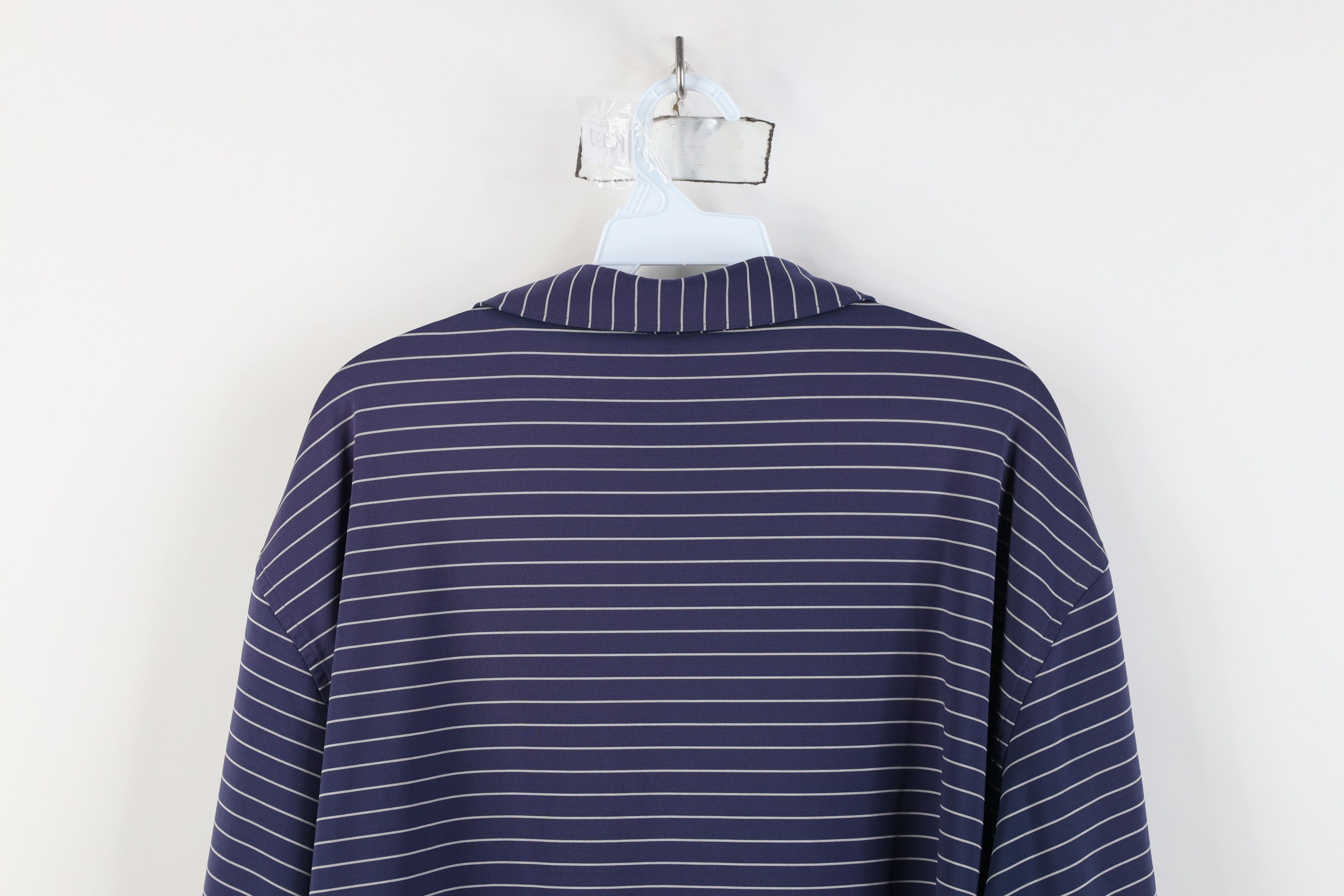 Peter Millar Peter Millar Summer Comfort Knit Golf Polo Shirt Blue Size US XXL / EU 58 / 5 - 10 Thumbnail