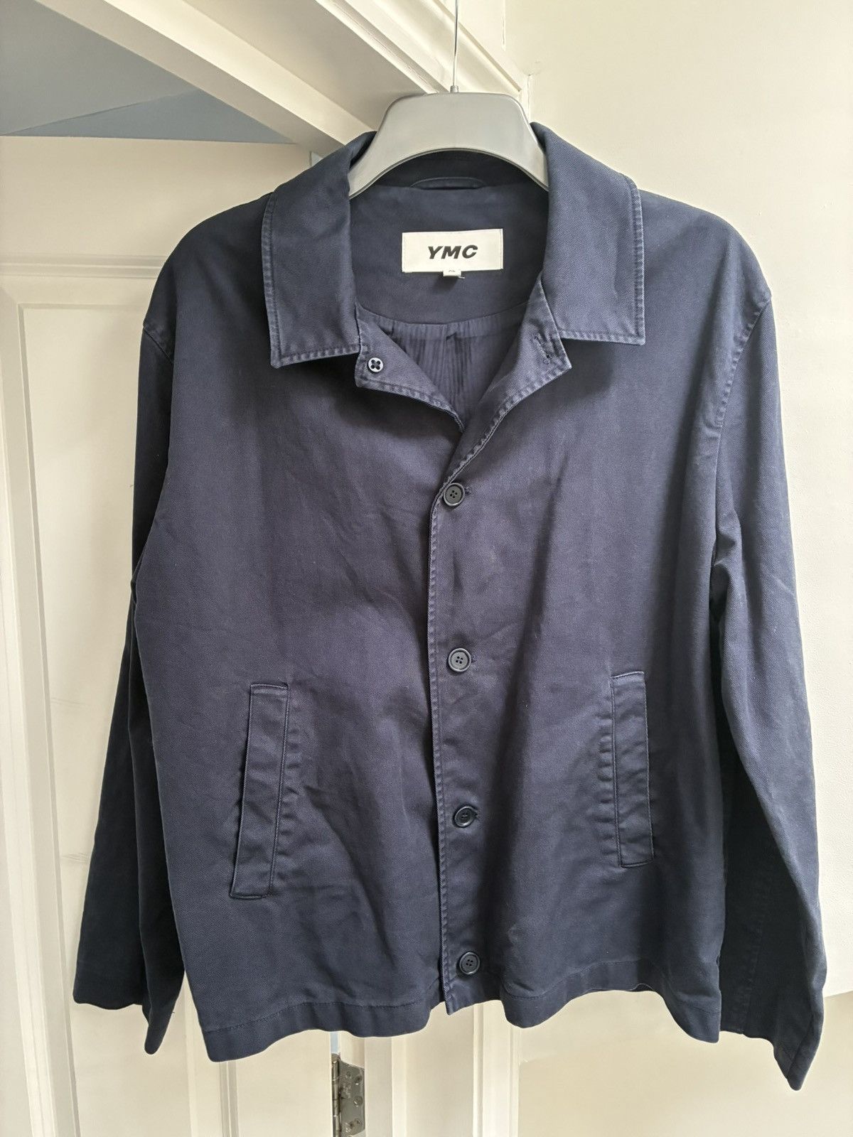 YMC YMC Groundhog Cotton Twill Jacket Navy XL Size US S / EU 44-46 / 1 - 1 Thumbnail