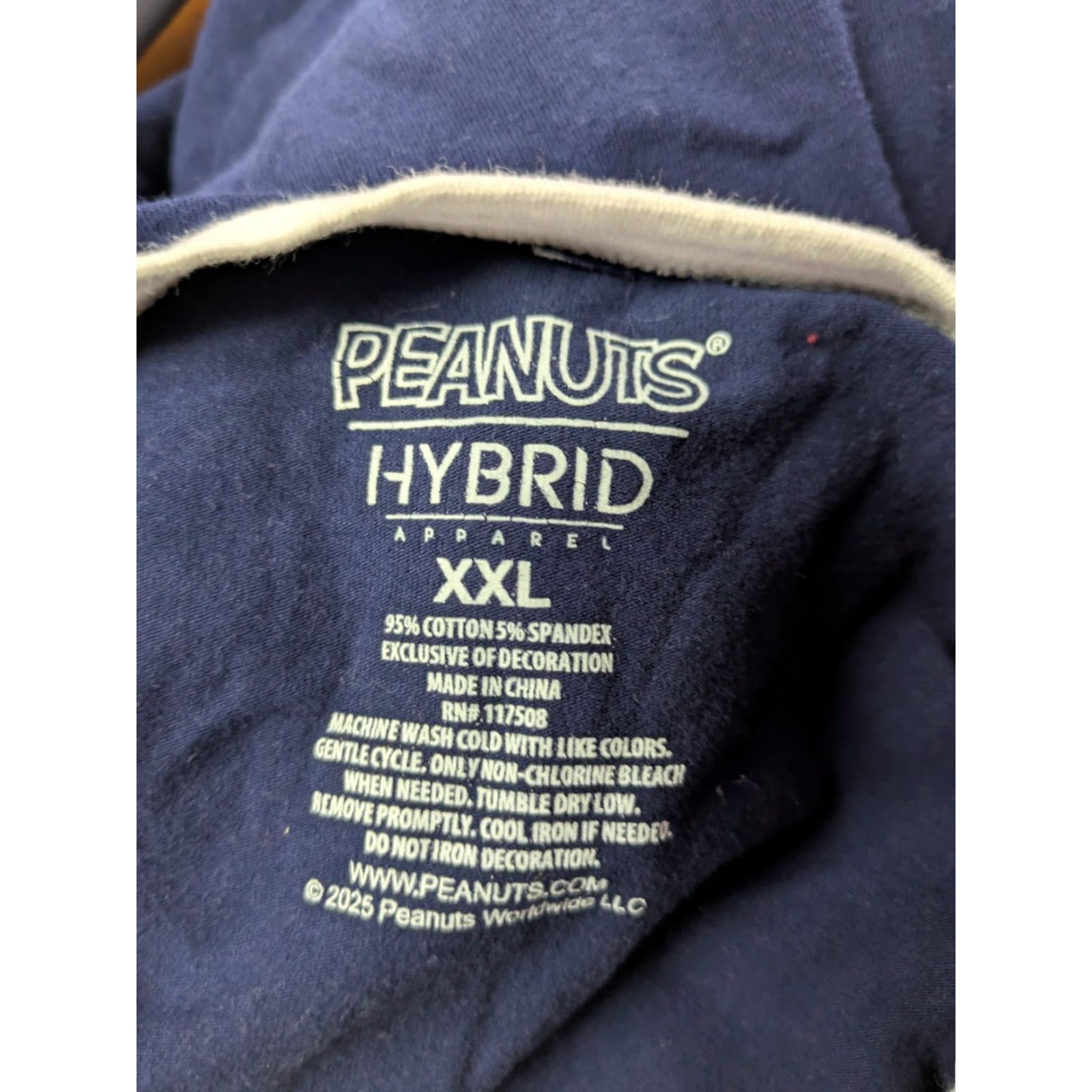 Peanuts VINTAGE Peanuts Club House Womens T-Shirt Cropped Jersey Short Sleeve Crew Neck 2XL Blue Mens Womens Girls Size XXL / US 16-18 / IT 52-54 - 3 Thumbnail