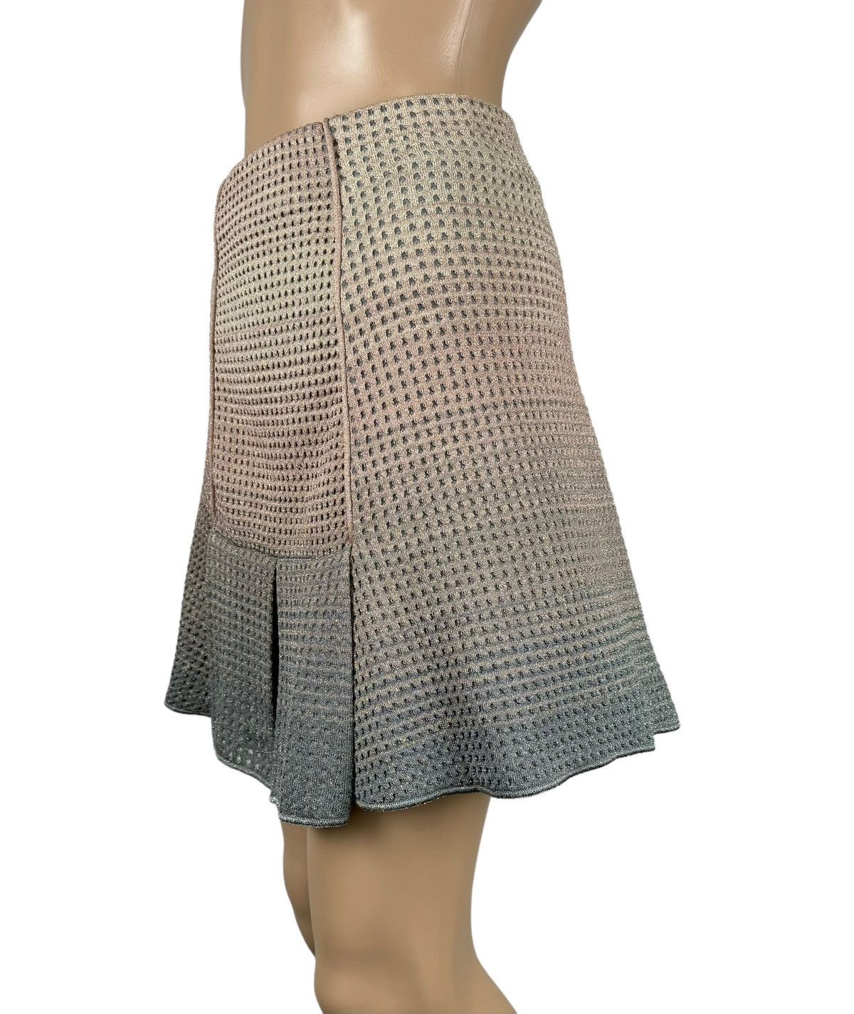 Missoni Missoni Knit Mini Skirt Multicolor Polyester-Metal size 38 Size 26" / US 2 / IT 38 - 4 Thumbnail