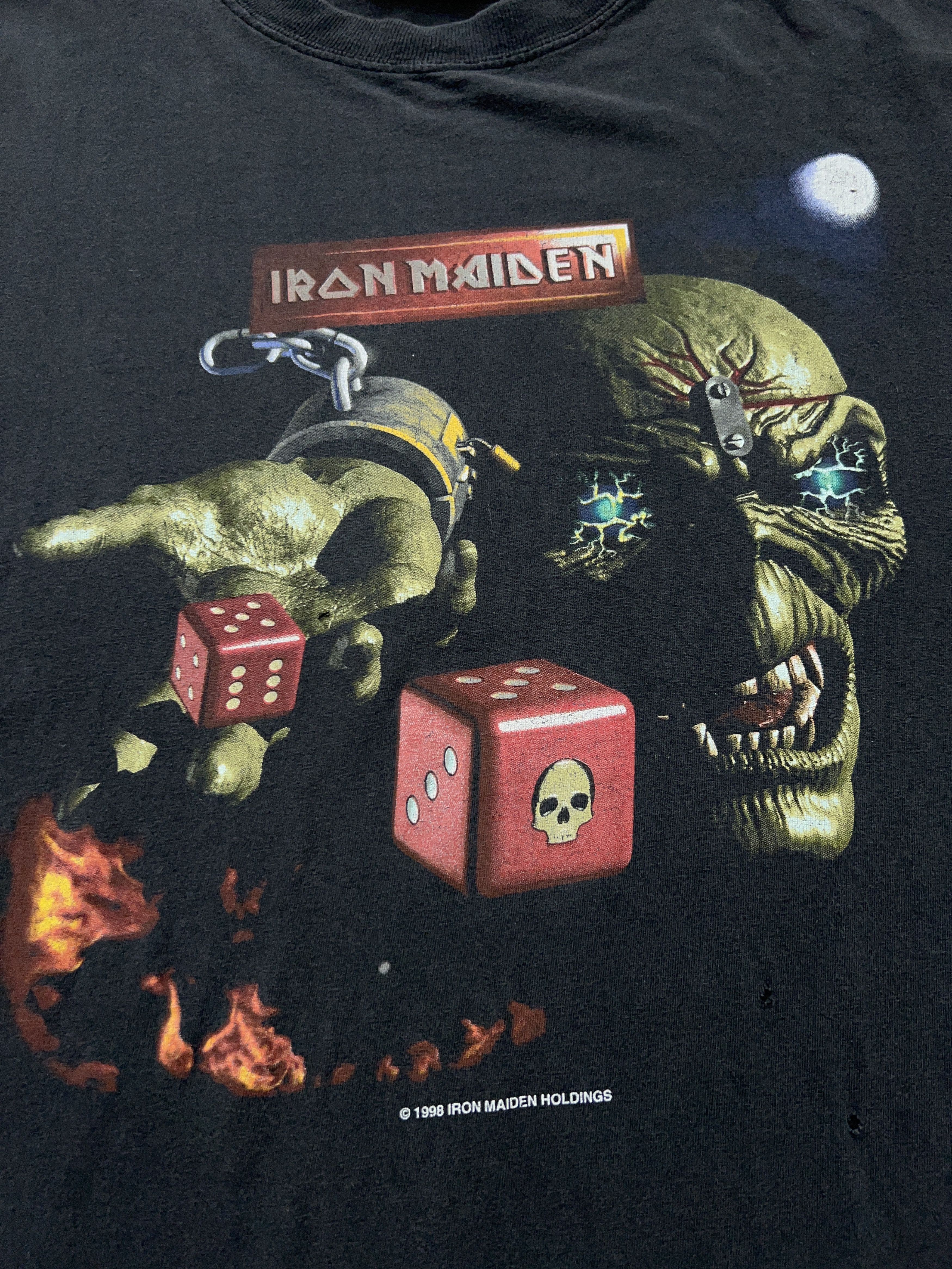 1998 The Angel & The Gambler Rock Band Redwood T Shirt Tee