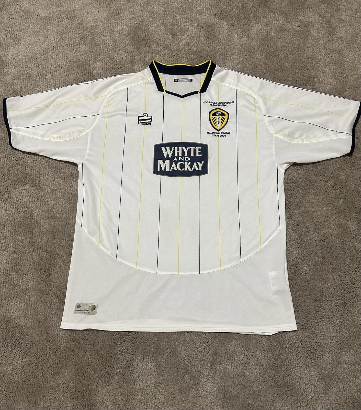 Admirable Co. ADMIRAL LEEDS UNITED XL 2006 PLAY OFF FINAL SHIRT Size US XL / EU 56 / 4 - 1 Thumbnail