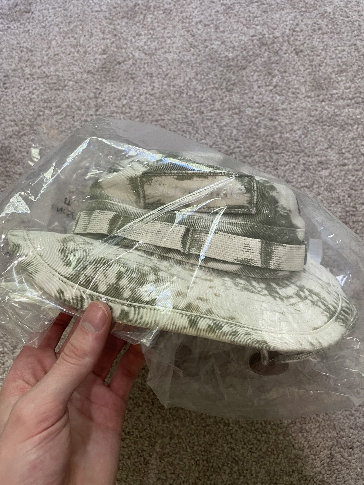 Streetwear × Supreme × Vintage bleached chino boonie | Grailed