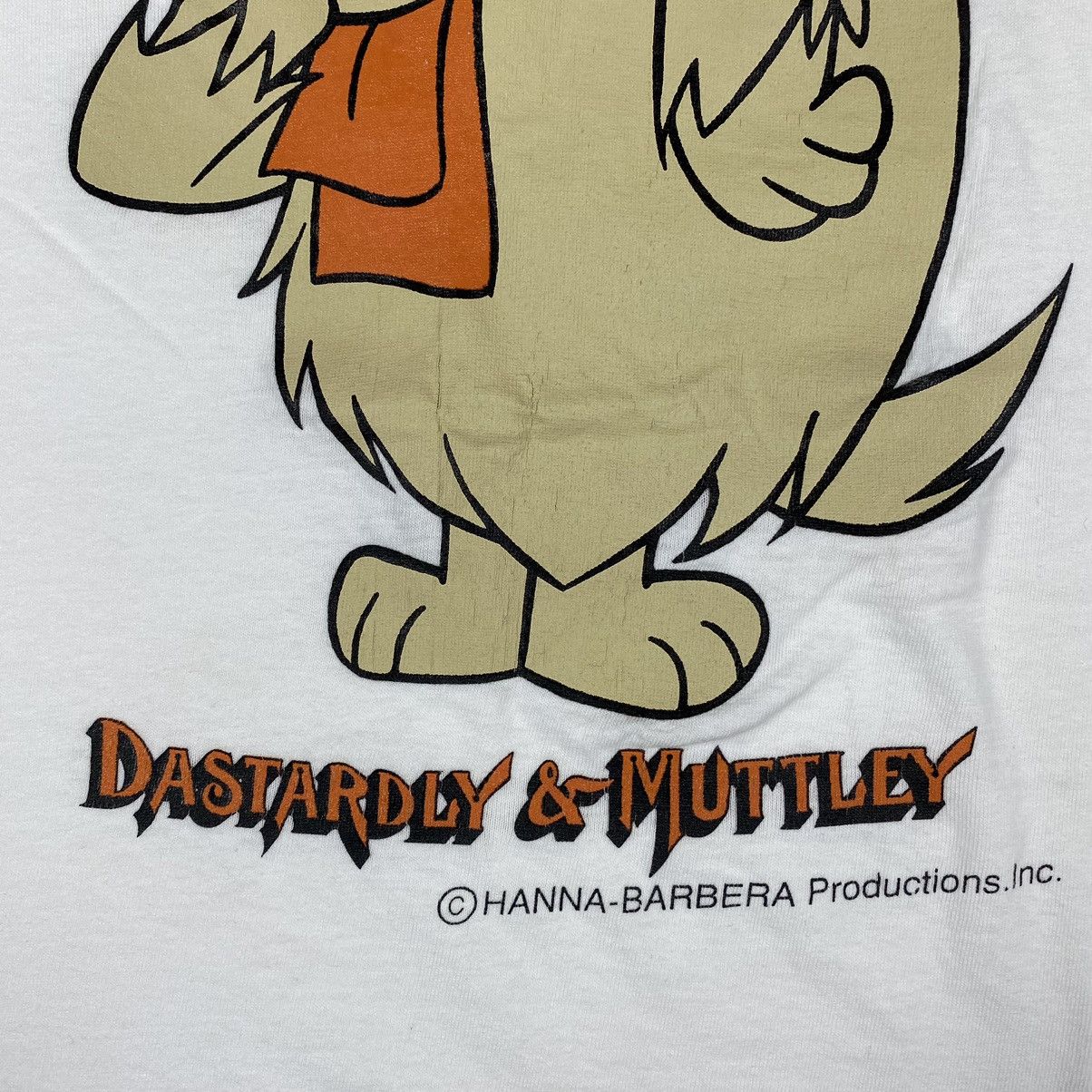 Vintage VINTAGE 90's DASTARDLY & MUTTLEY HANNA BARBERA CARTOON TEE Size US L / EU 52-54 / 3 - 4 Thumbnail