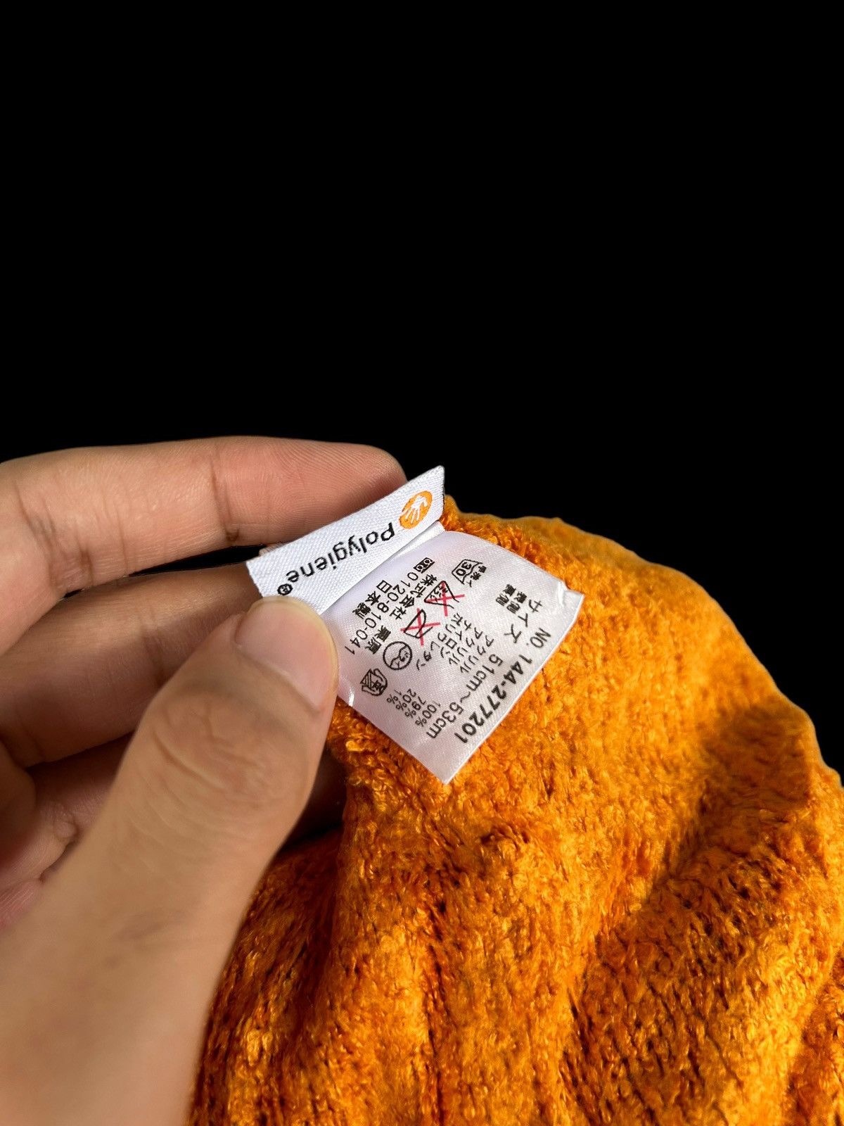 Japanese Brand × Kapital × Vintage Orange Japanese Brand knitt Beanie Hats🎌 Size ONE SIZE - 7 Thumbnail