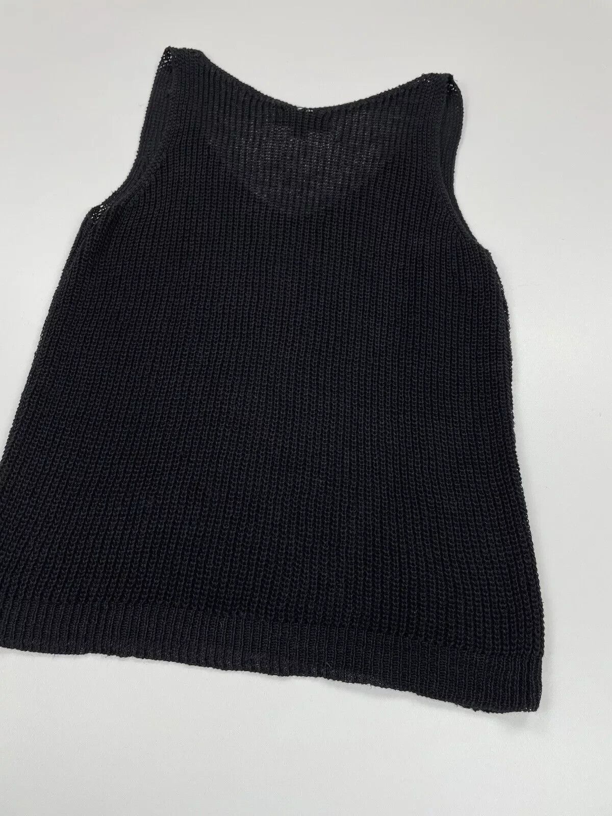 Nili Lotan Nili Lotan Knit Vest Top Womens Black Size L Size L / US 10 / IT 46 - 5 Thumbnail