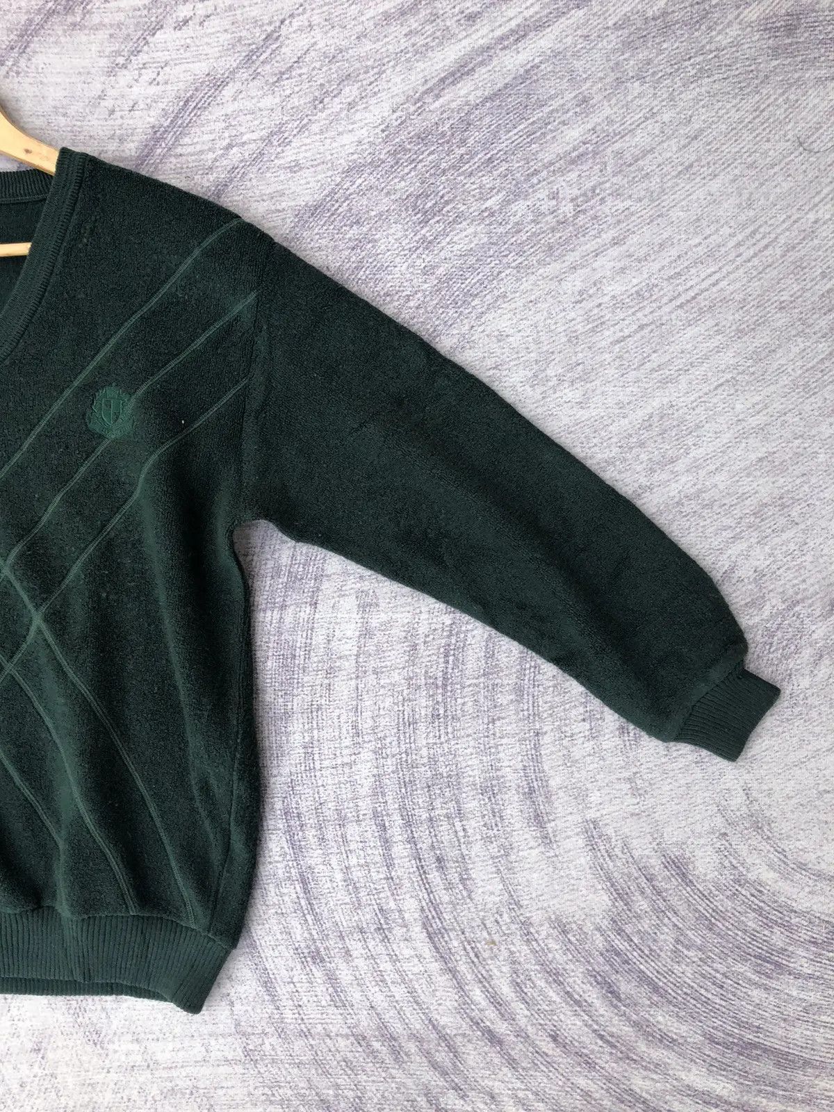 Homespun Knitwear × Japanese Brand Vintage LYNX Fleece Jumper Knitsweater Nice Pettern Size US M / EU 48-50 / 2 - 4 Thumbnail