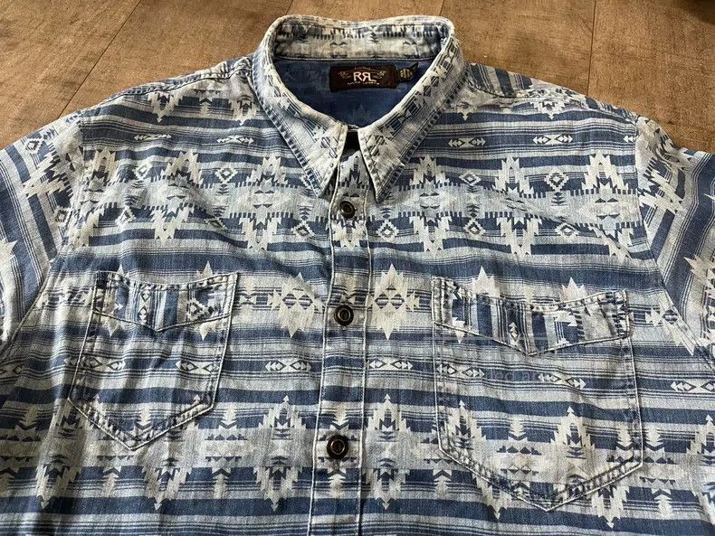 RRL Ralph Lauren RRL Ralph Lauren Limited edition Navajo Western Shirt Size US M / EU 48-50 / 2 - 4 Thumbnail