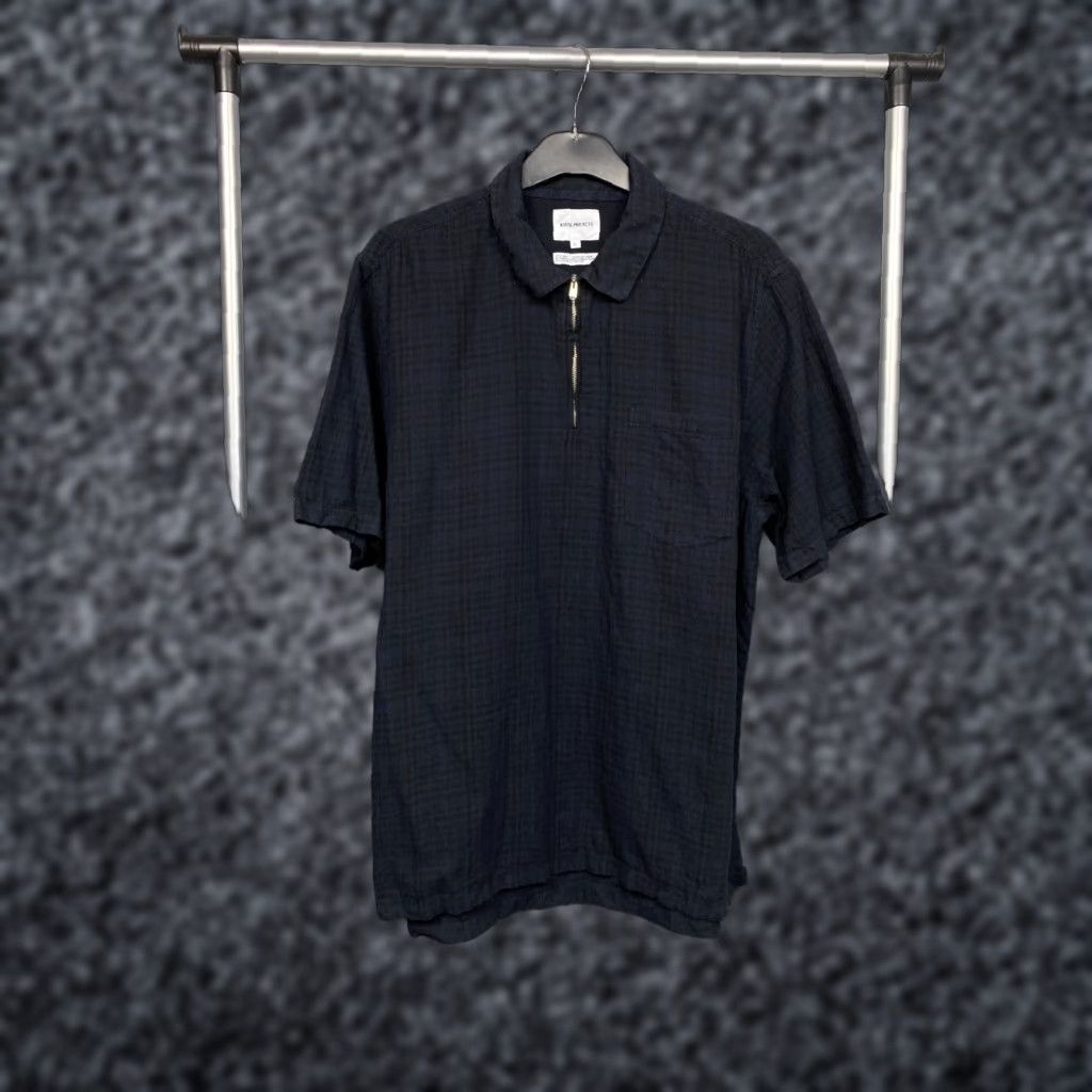 Norse Projects Norse Projects Vintage Mens Polo Shirt XL Blue Polo Mens Vintage XL Polo Shirt Blue Size US XL / EU 56 / 4 - 1 Thumbnail