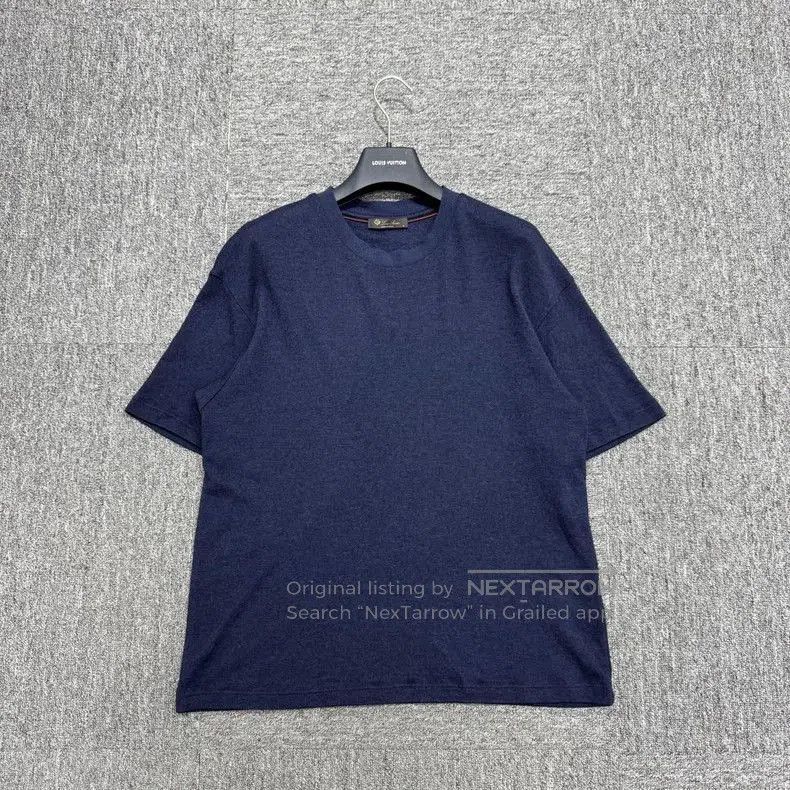 Loro Piana Cashmere Silk Short Sleeve Top.