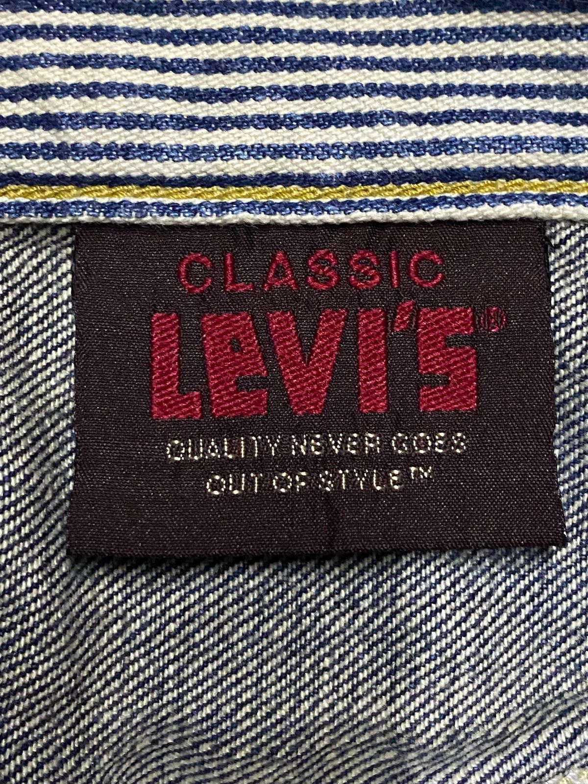 Levi's Vintage Levis 503 Faded Wash Distressed Baggy Jeans Size US 32 / EU 48 - 17 Thumbnail
