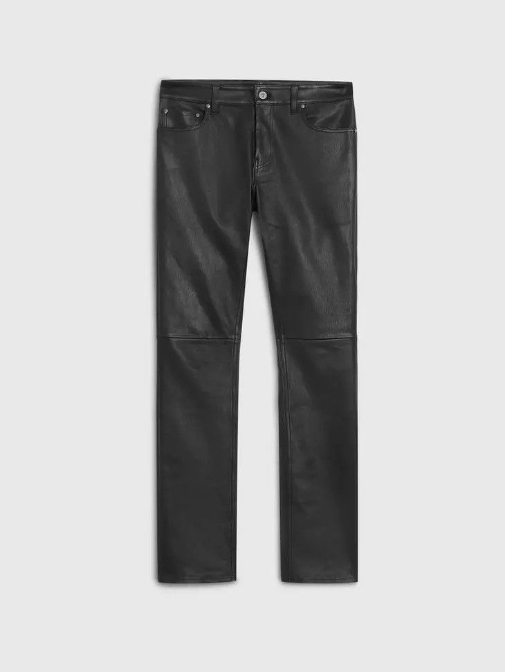 John Varvatos Rocker leather Pants size 30 Size US 30 / EU 46 - 3 Thumbnail