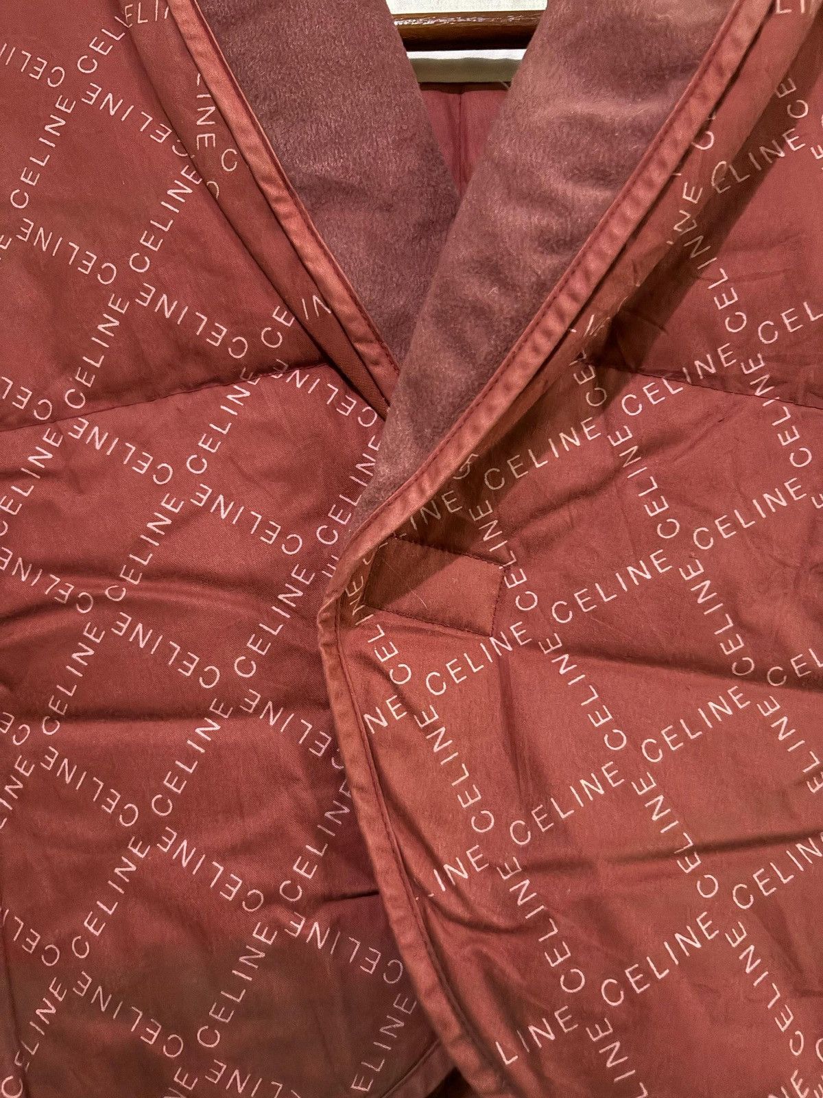 Celine Celine Full Print Monogram Logo Poncho Padded vest Size US M / EU 48-50 / 2 - 2 Thumbnail