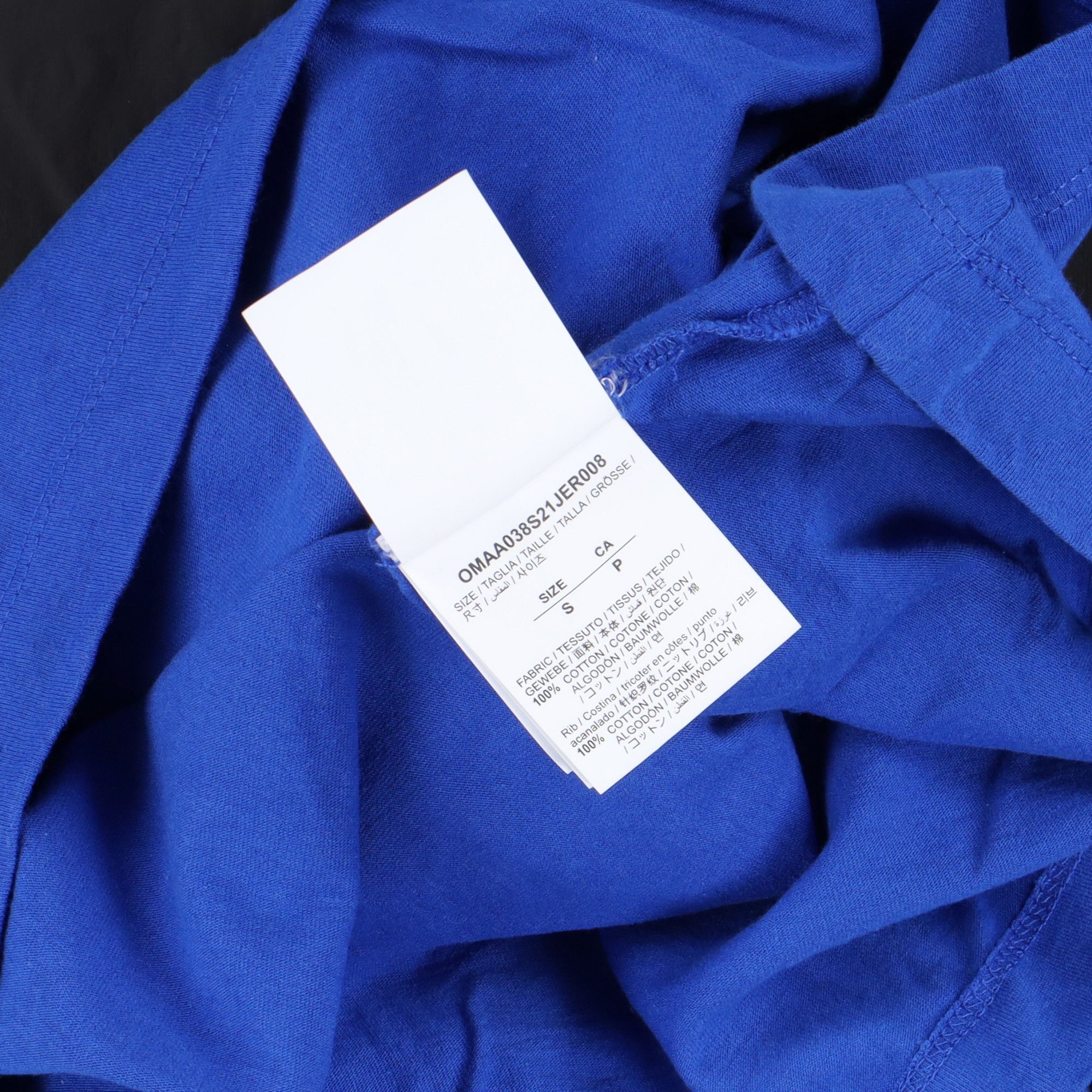 Off-White Blue Tech Marker Arrows Logo Oversized T-Shirt Size US S / EU 44-46 / 1 - 7 Thumbnail