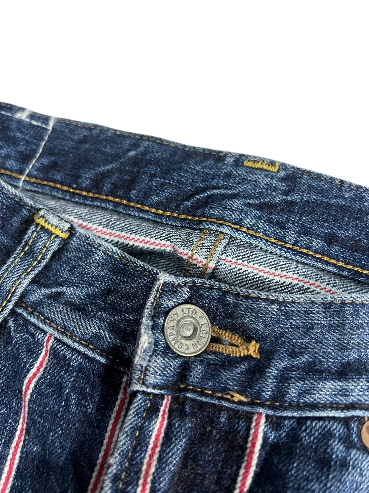 Edwin Vintage Full Selvedge Edwin Jean Japan Size US 31 - 11 Thumbnail