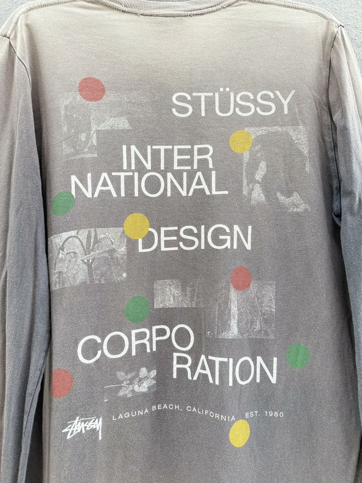 Stussy Thrashed Stussy International Design Corporation Sun Faded T Size US M / EU 48-50 / 2 - 2 Thumbnail