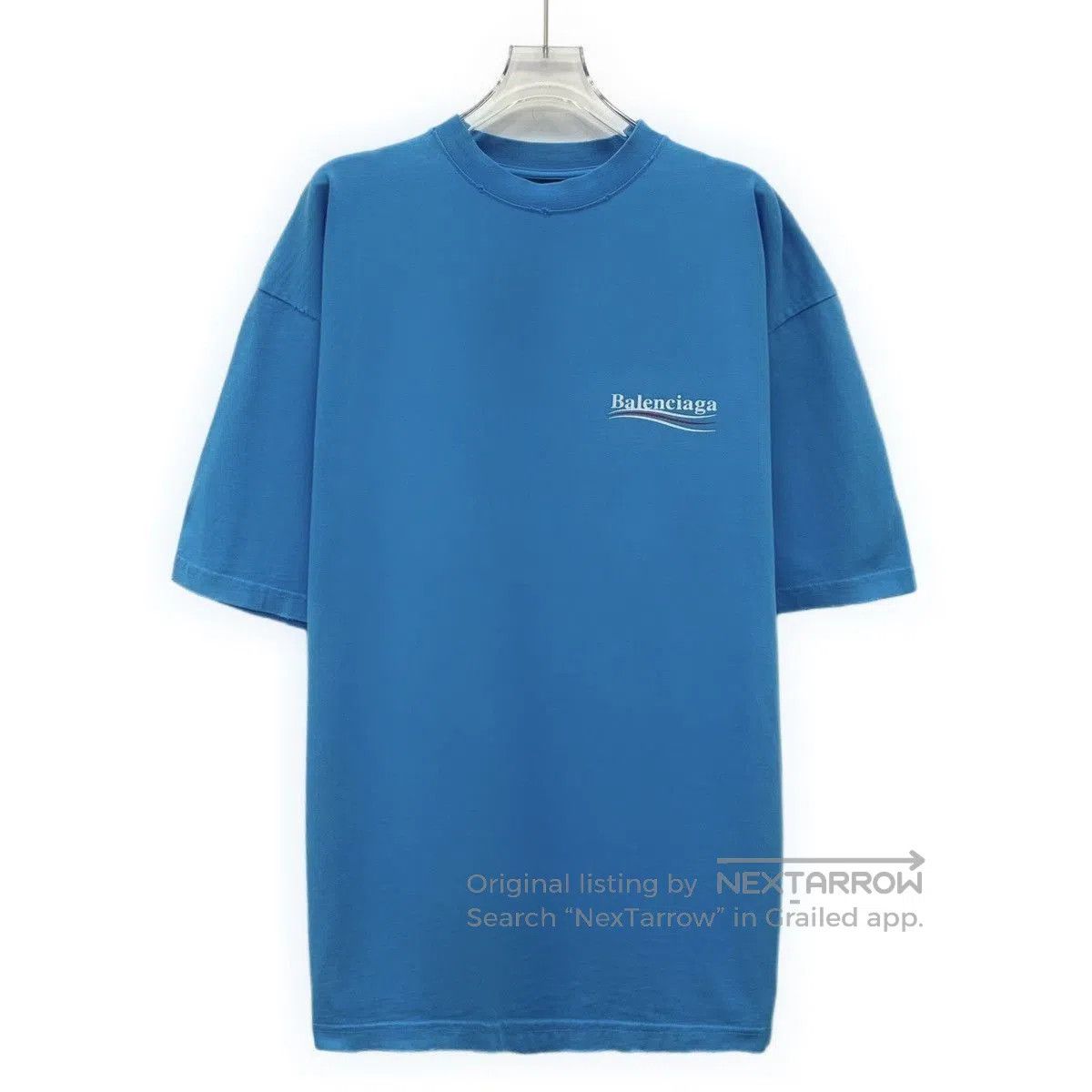Balenciaga Blue Short Sleeve Casual Shirt. Size US M / EU 48-50 / 2 - 1 Thumbnail